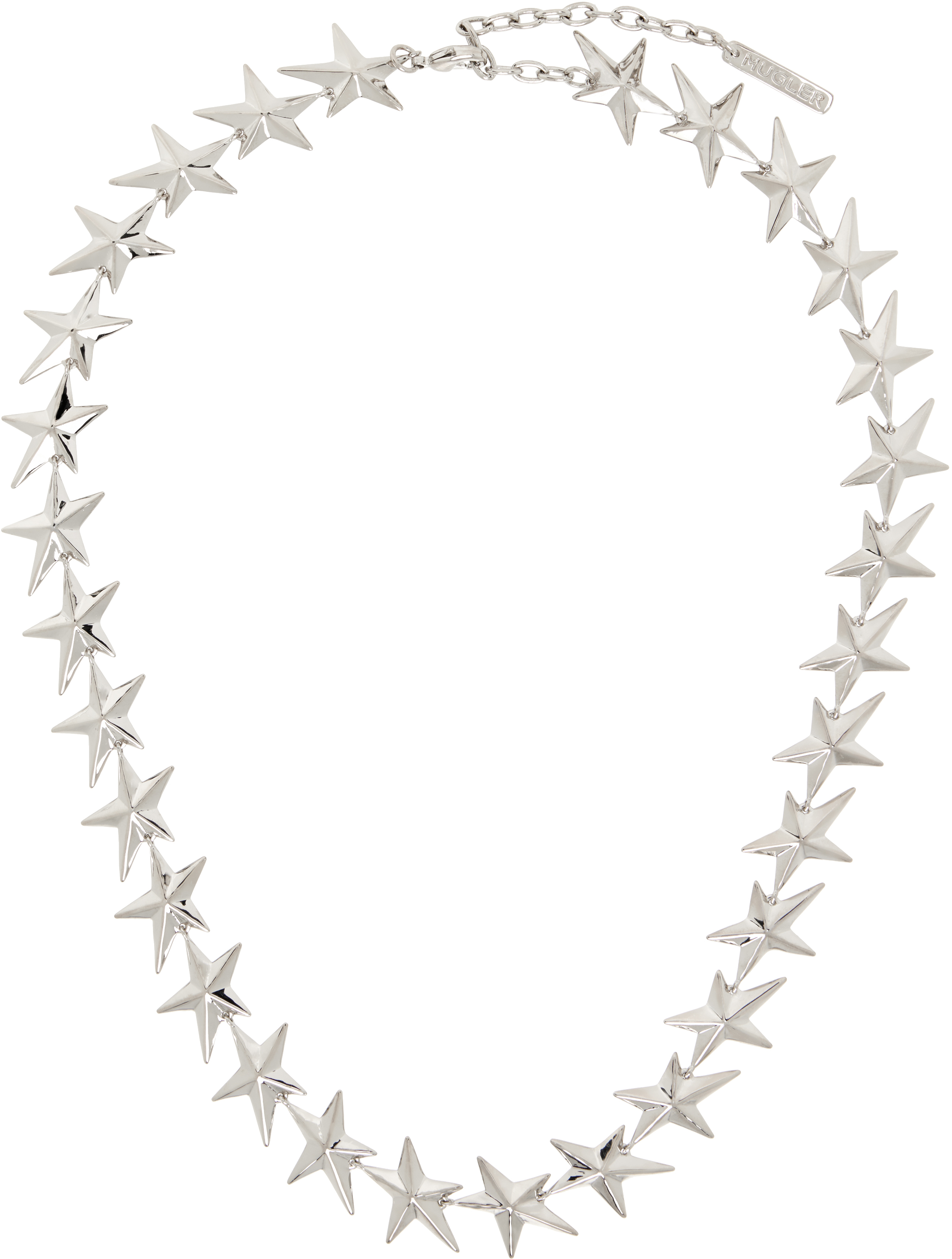 Mugler Star Necklace In Silver