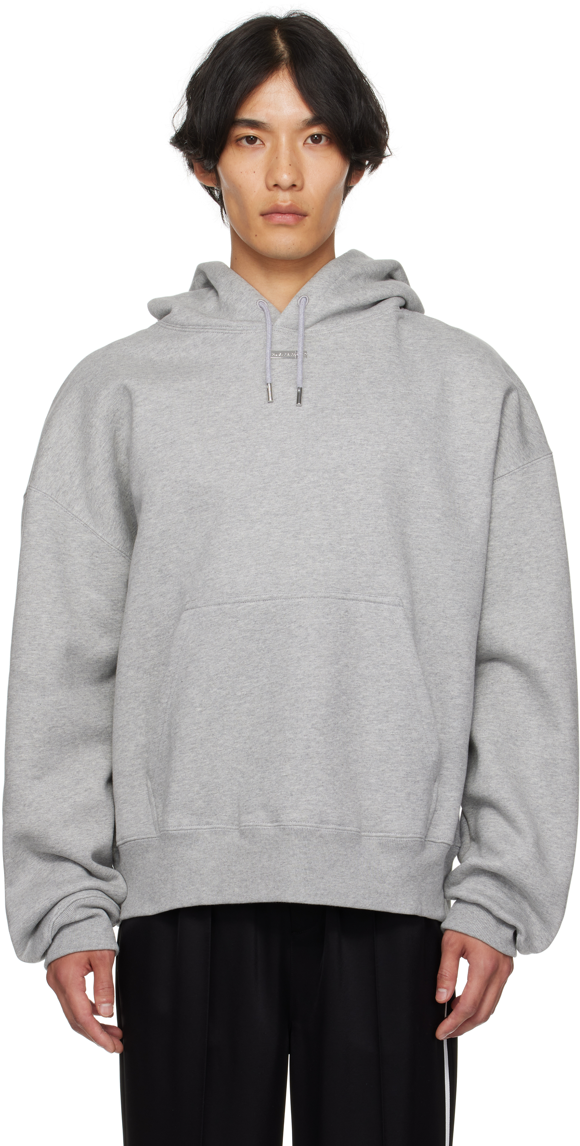 Gray Logo Hoodie