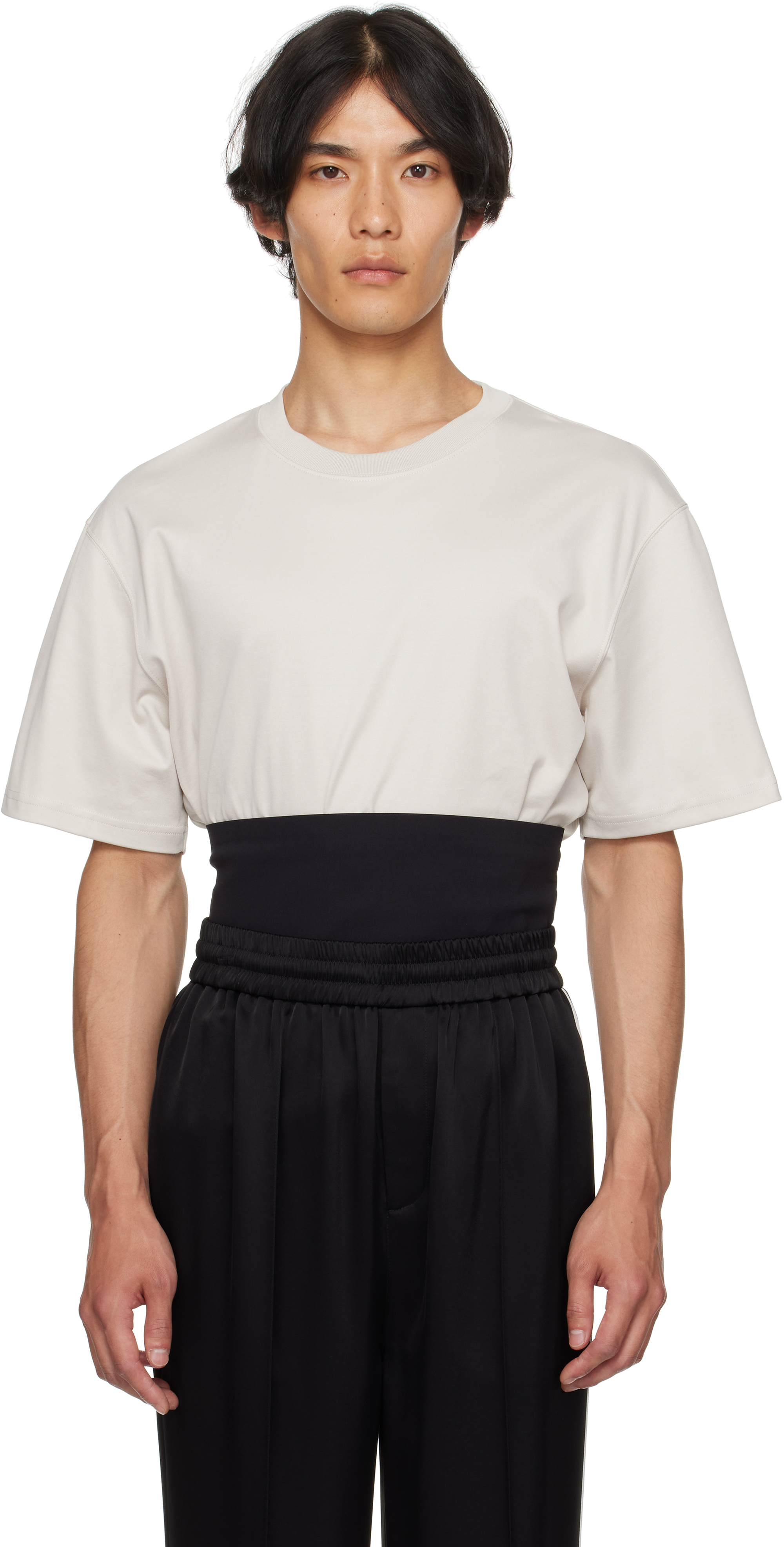 【関税込み】Mugler ブルー＆ブラック Star Tシャツ 232345M213006_1.jpg