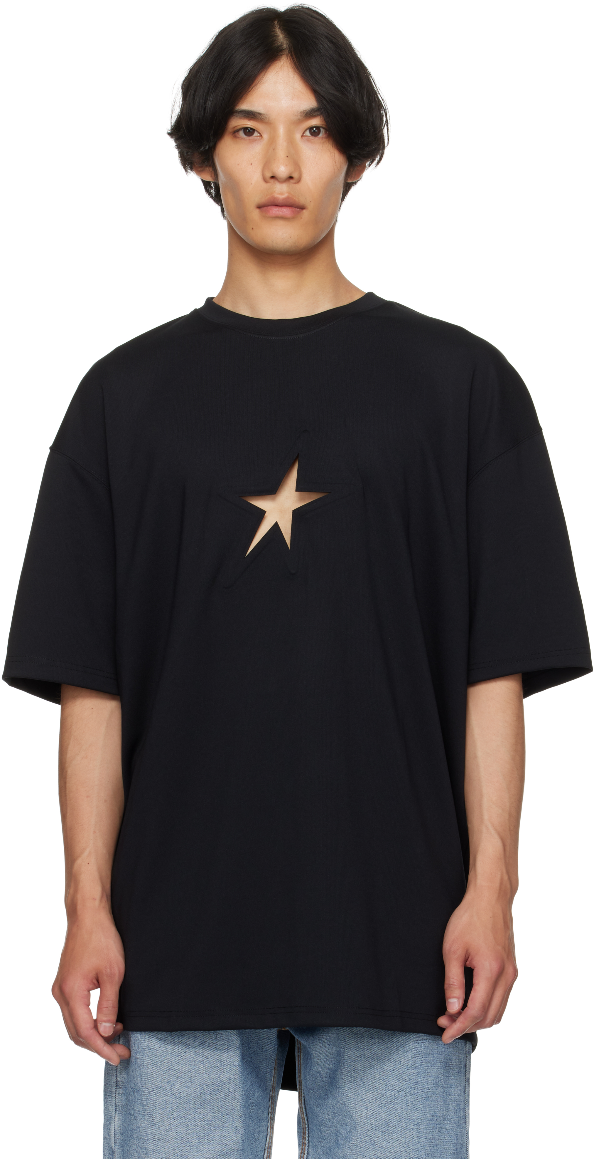 【関税込み】Mugler ブラック 'Mugler' Signature ロゴ Tシャツ black mugler logo t-shirt | MUGLER Official Website – Mugler