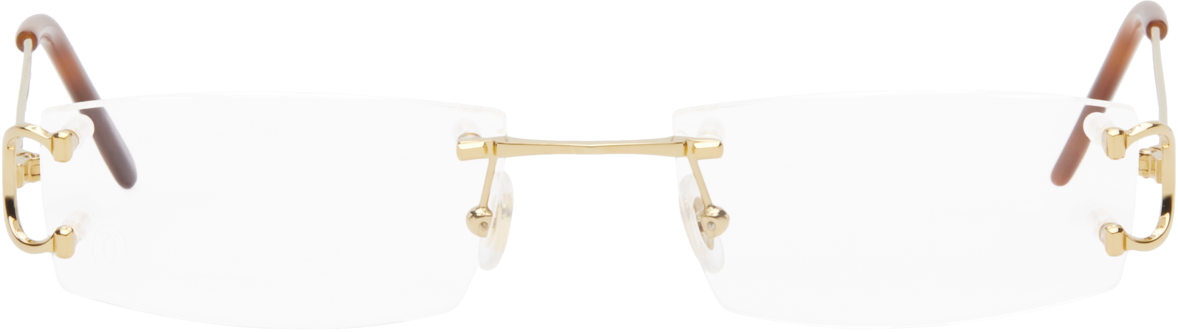 Gold 'Signature C de Cartier' Glasses