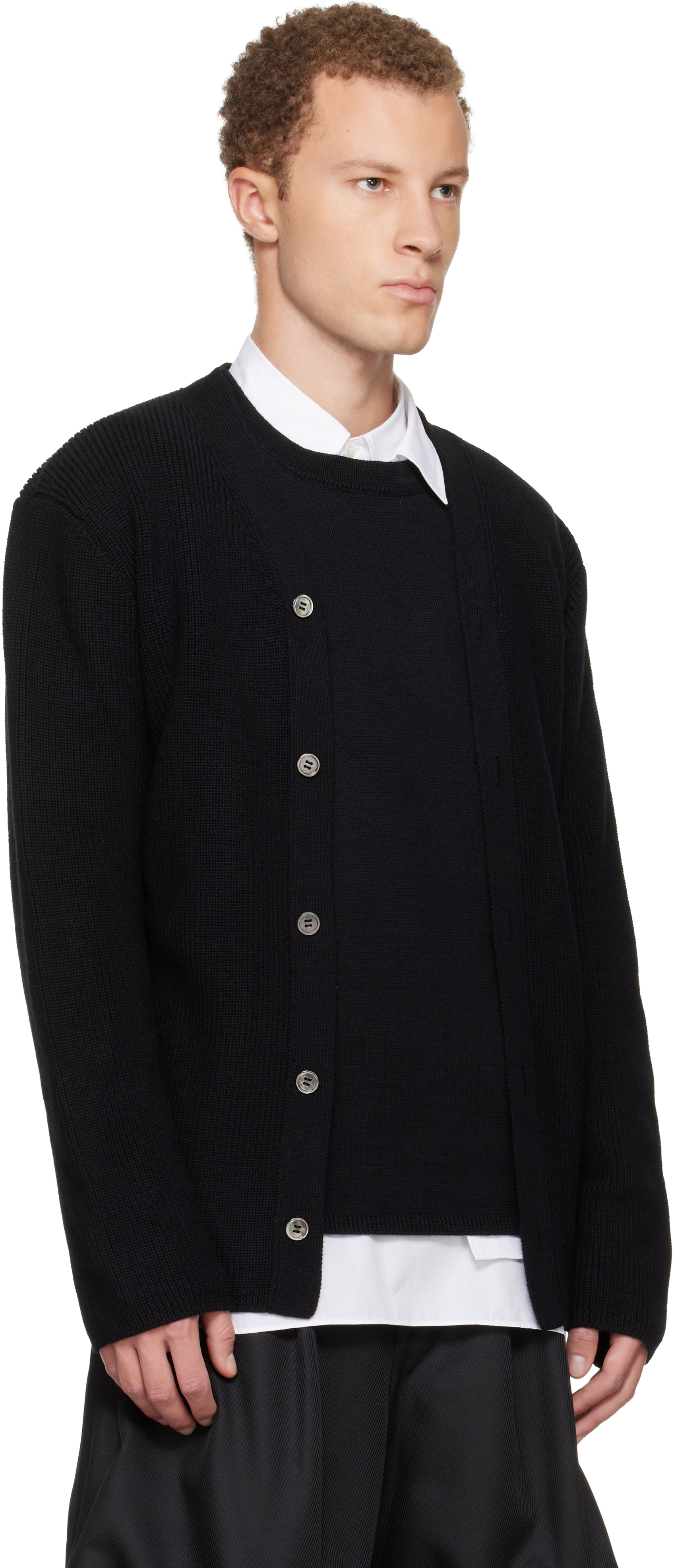Comme Des Garçons Homme Deux Man Black Sweatshirts In Black