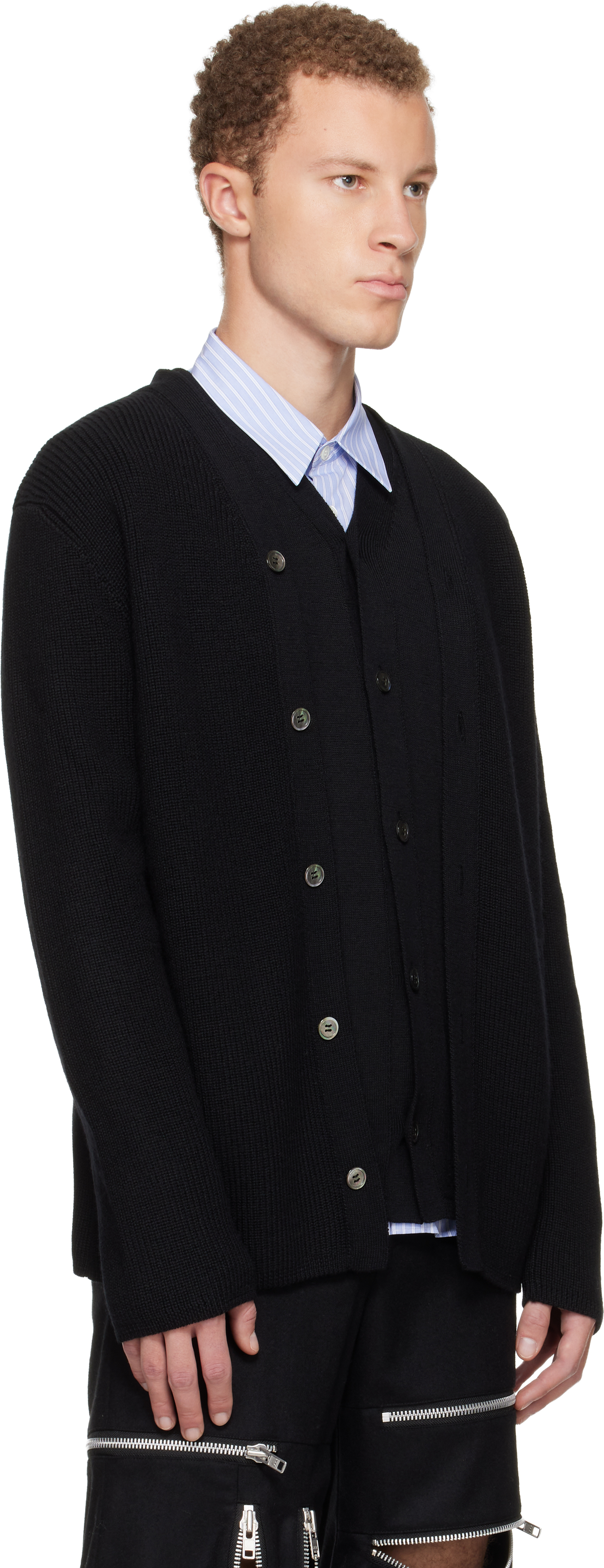 Comme Des Garçons Homme Deux Man Black Sweatshirts In Black