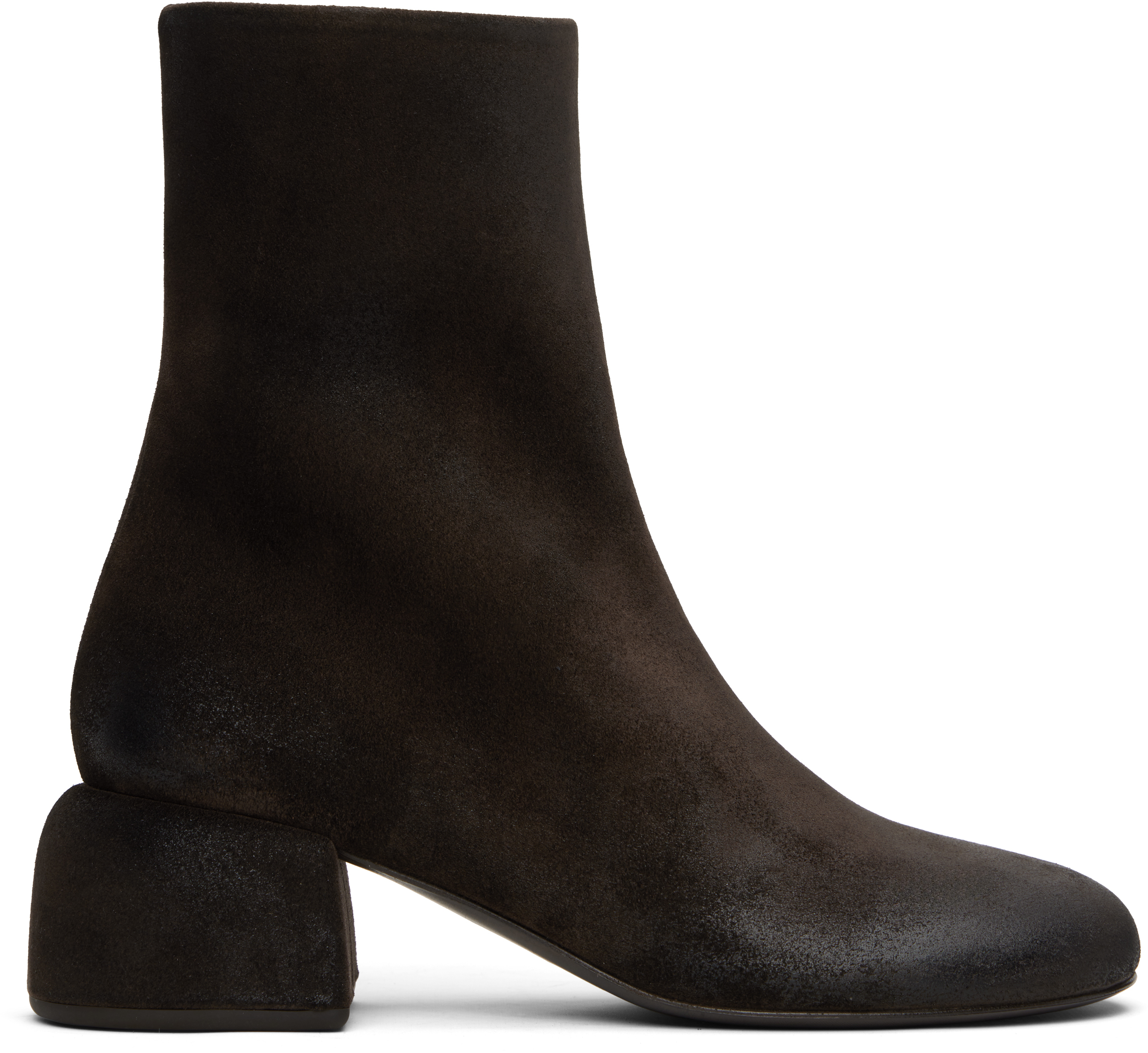 Marsèll Brown Basata Suede Ankle Boots