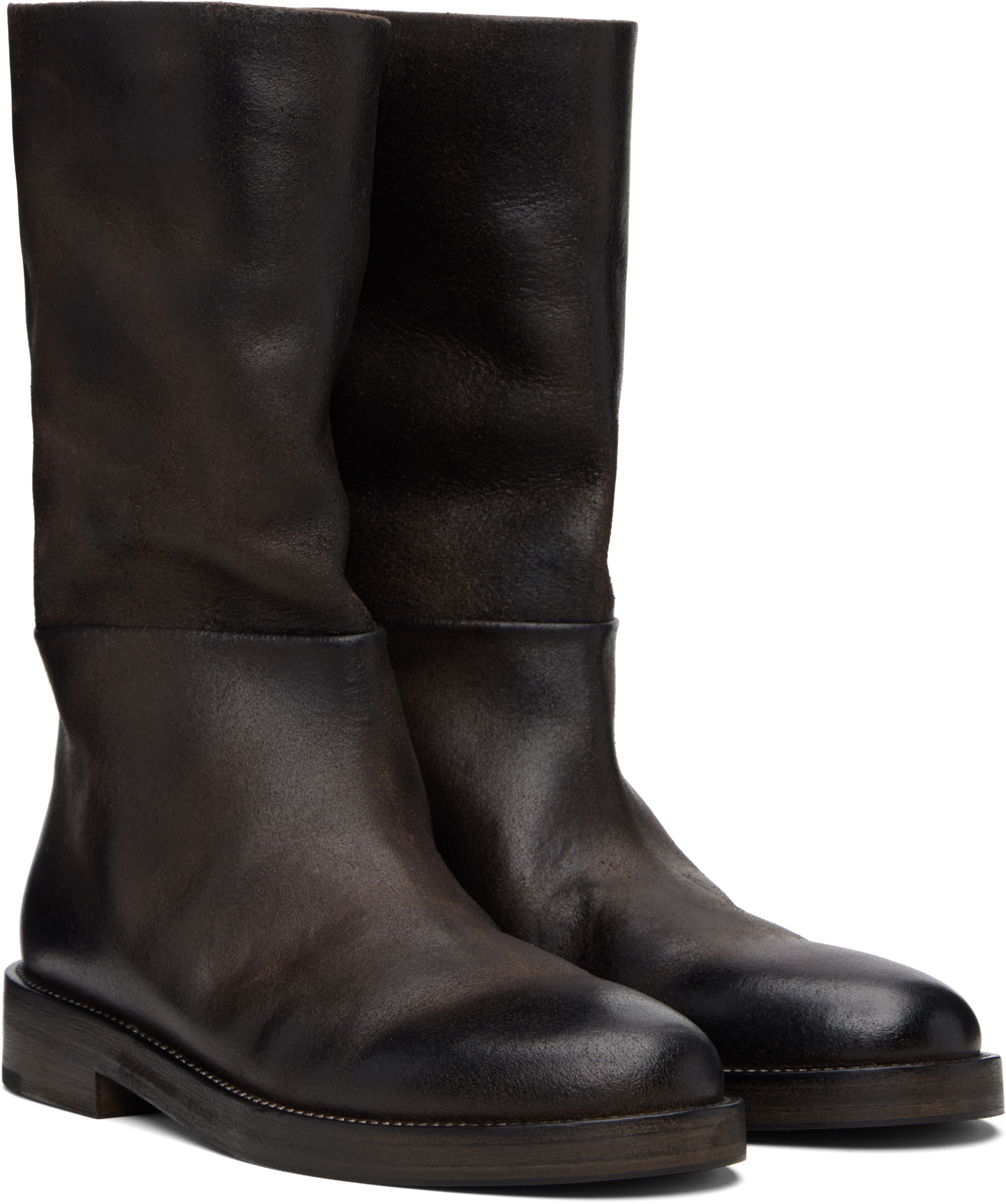 Marsèll Brown Tubetto Boots In Brown