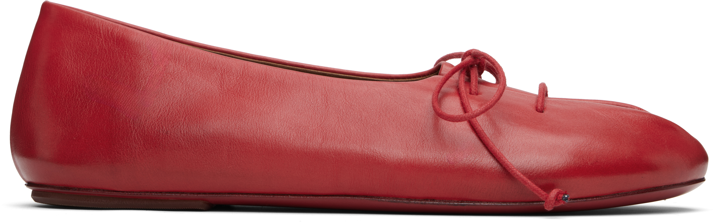 Marsell Red Leather Shoes Leather flats Marsèll Red size 39 EU in Leather - 47559828 main image 2