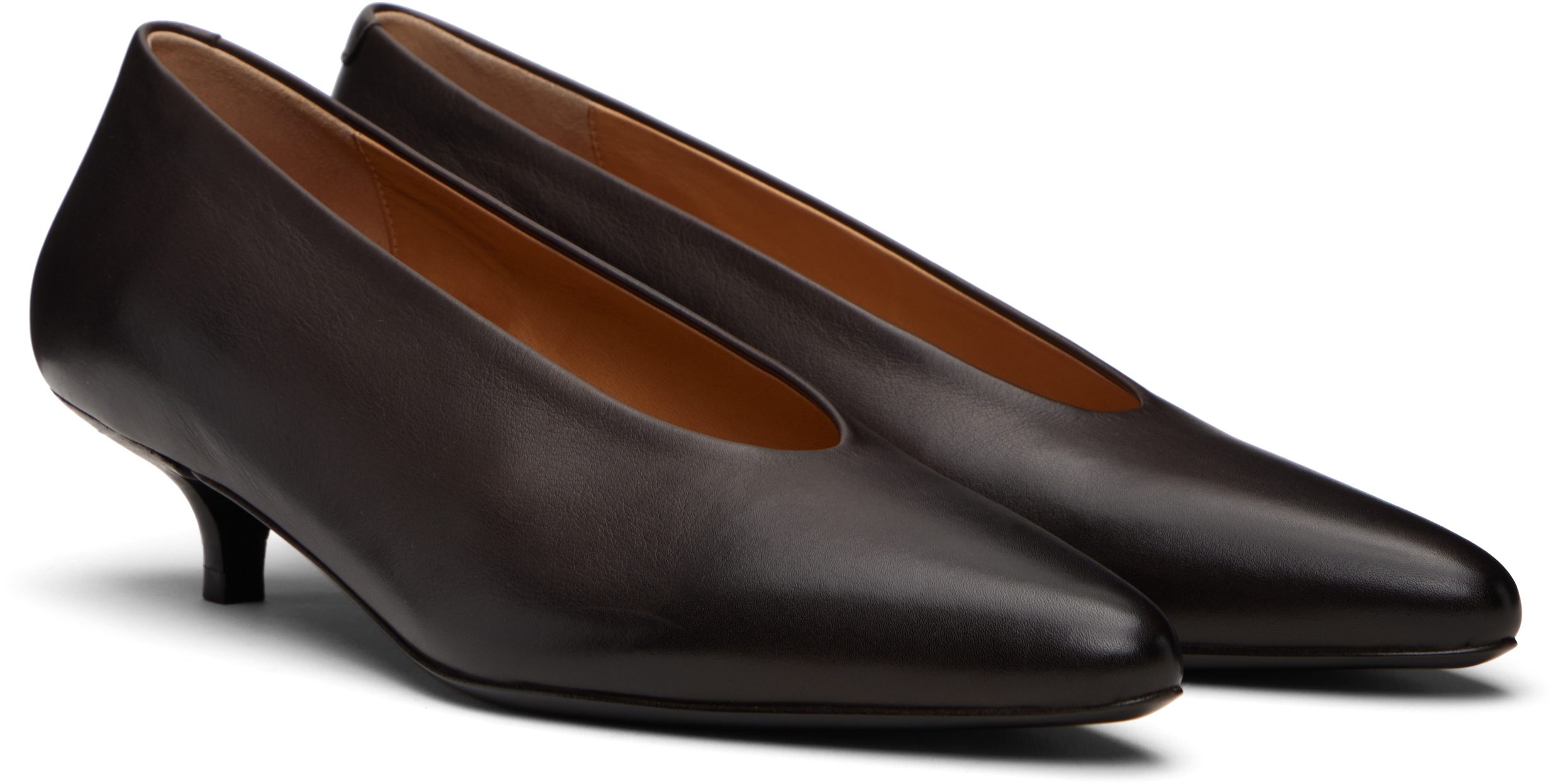 Marsèll Longiforma Mid-heeled Shoes In Brown