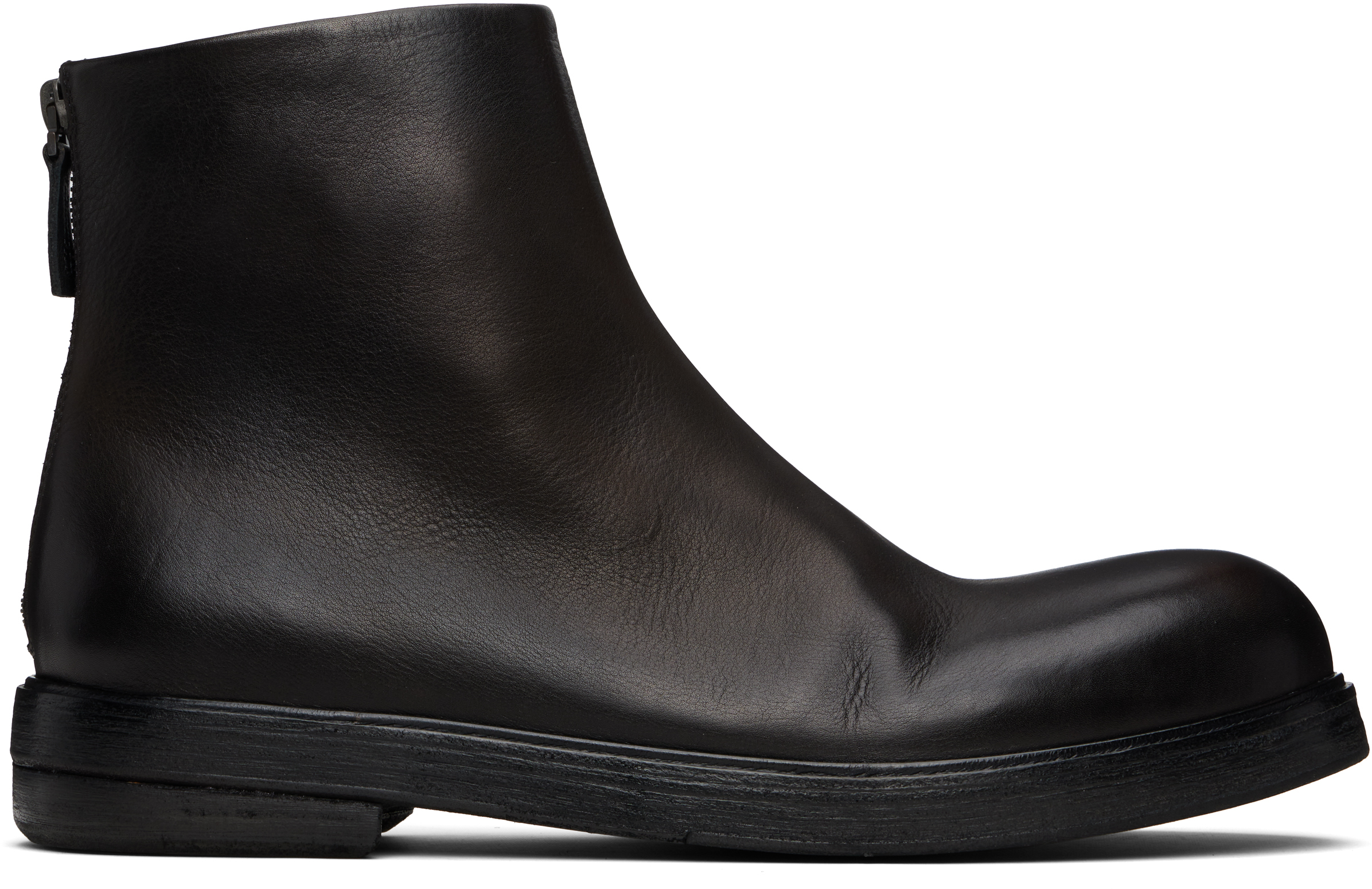 Marsèll Black Zucca Zeppa Ankle Boots