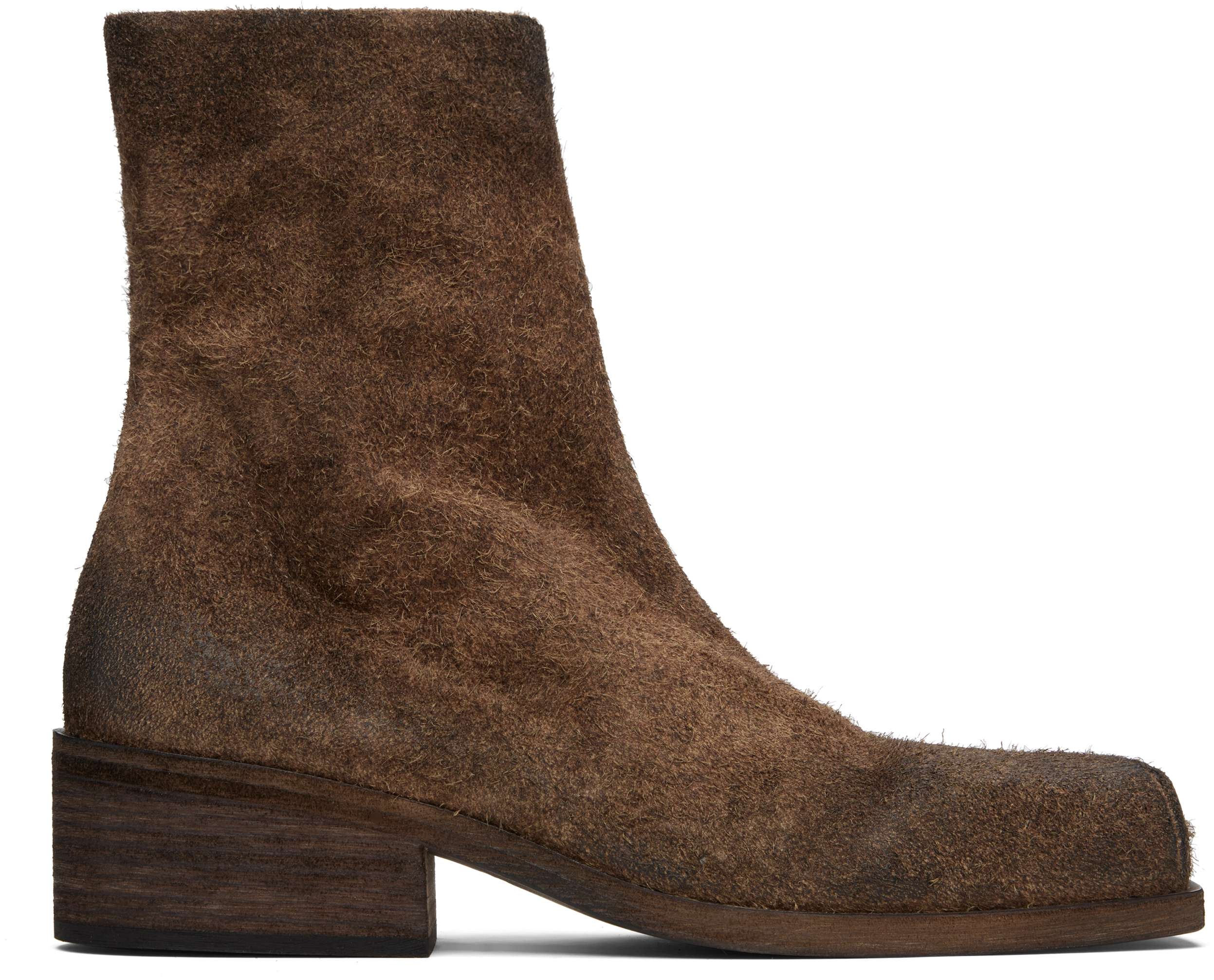 Marsèll Cassello Suede Boots In Brown