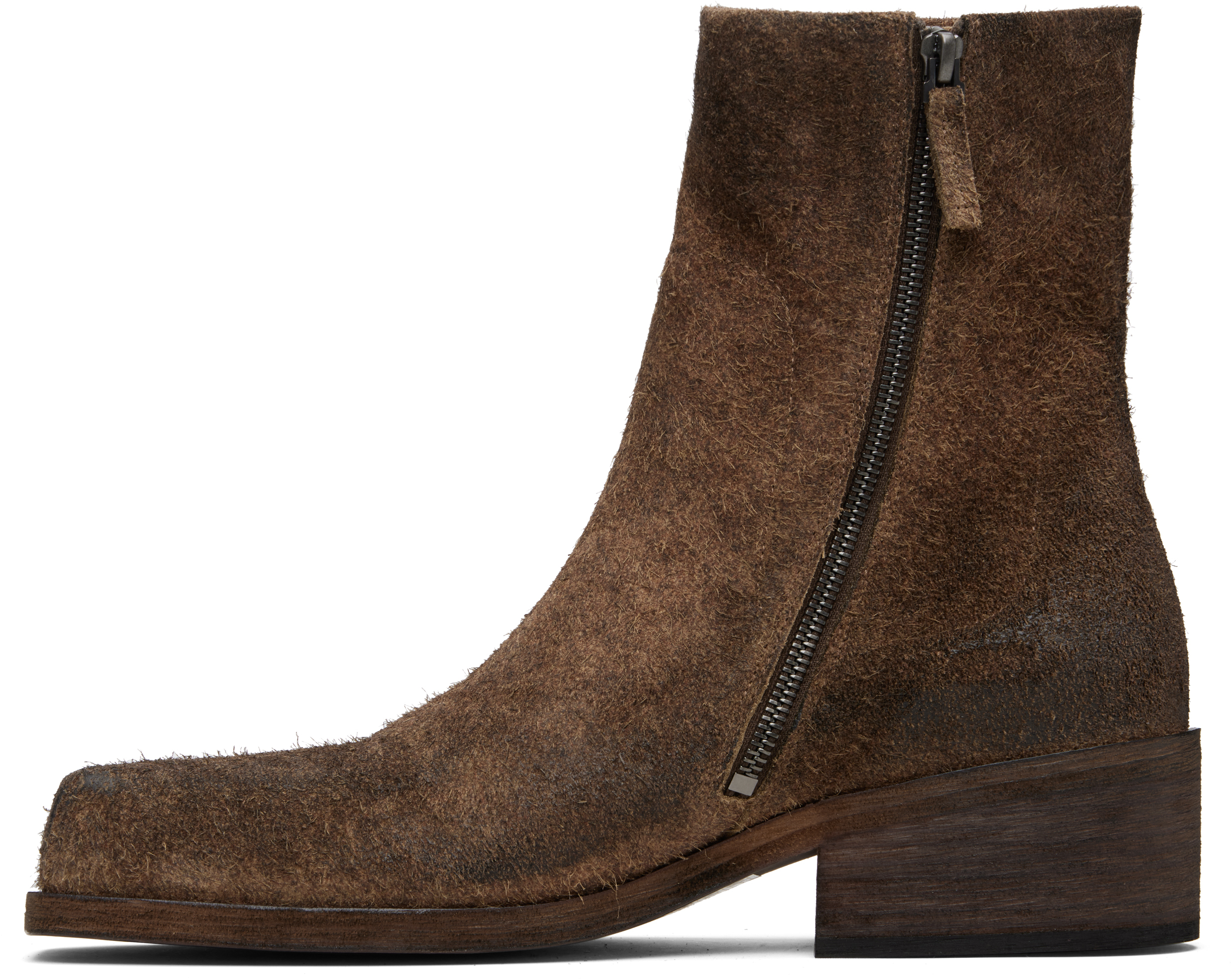Marsèll Cassello Suede Boots In Brown