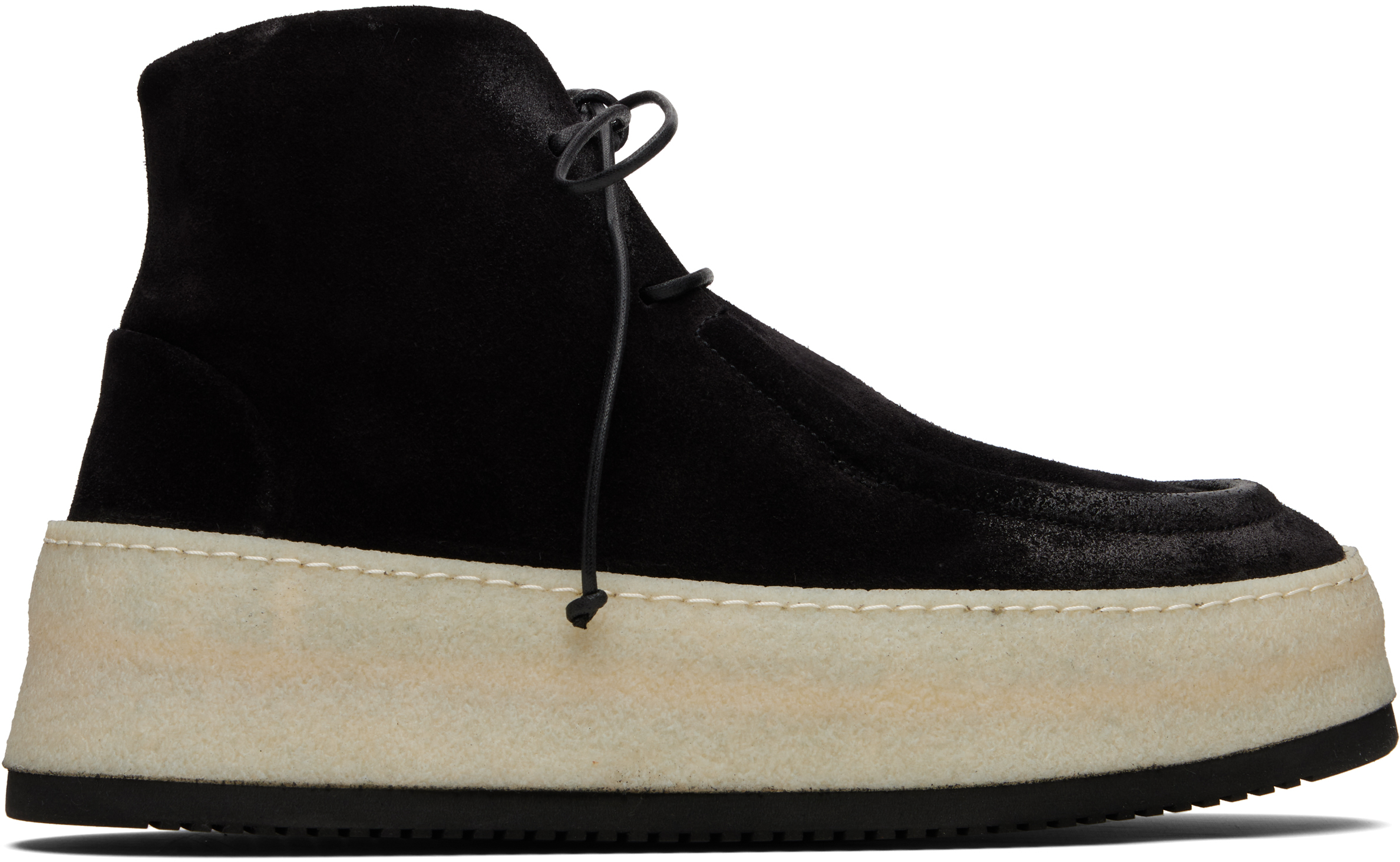 Marsèll Black Parapana Ankle Boots In Black