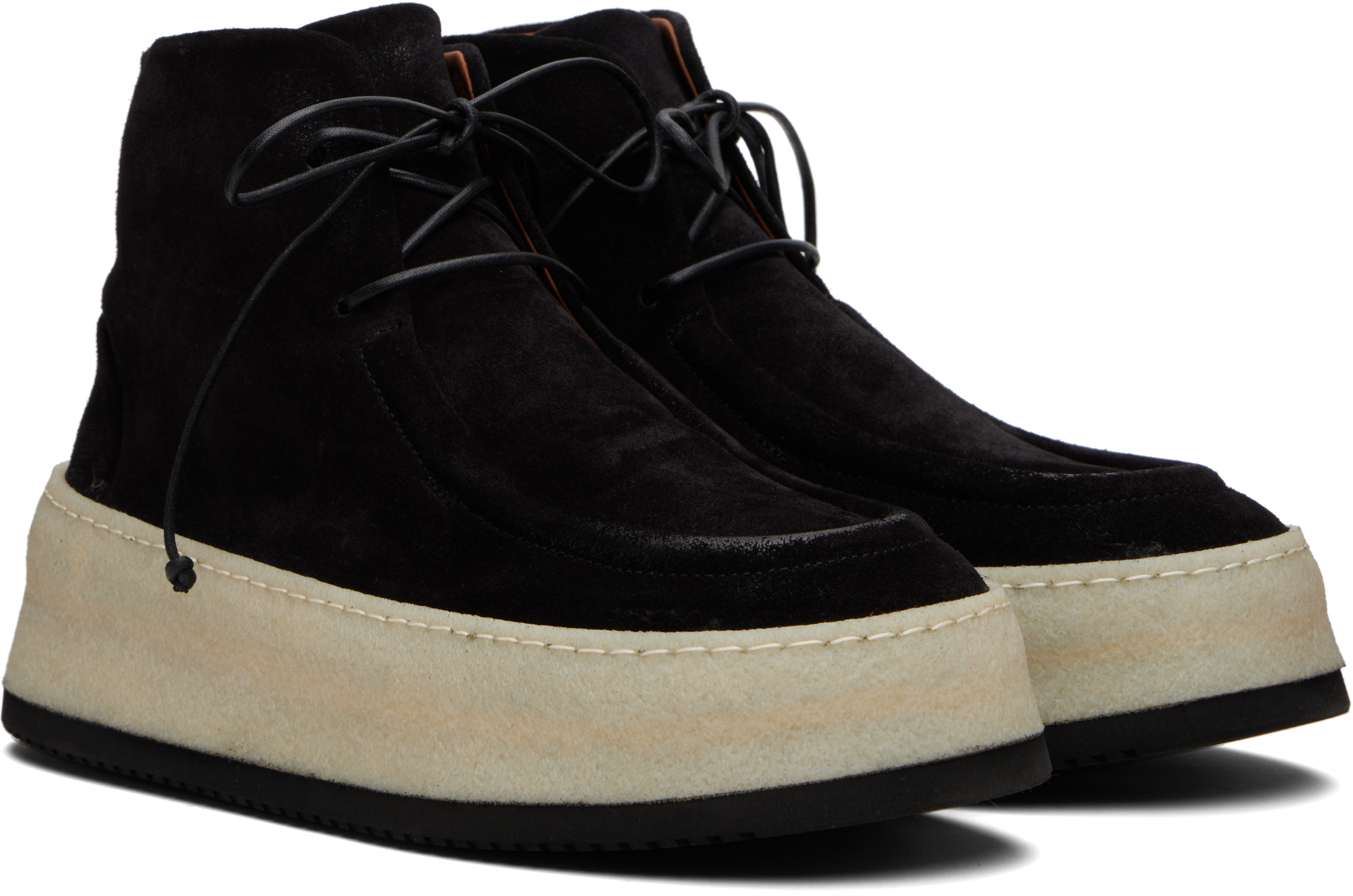 Marsèll Black Parapana Ankle Boots In Black