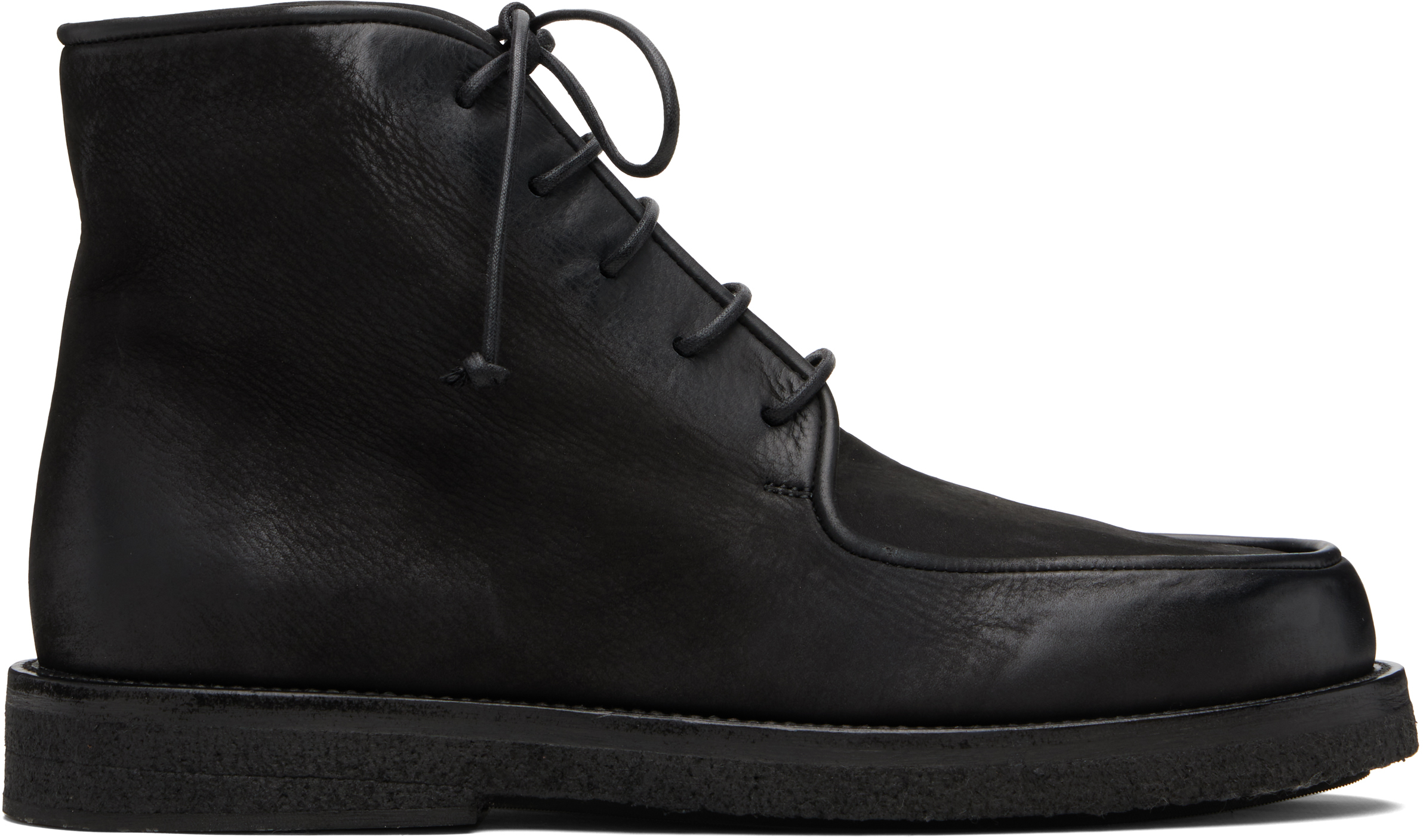 Marsèll Black Moccar Boots