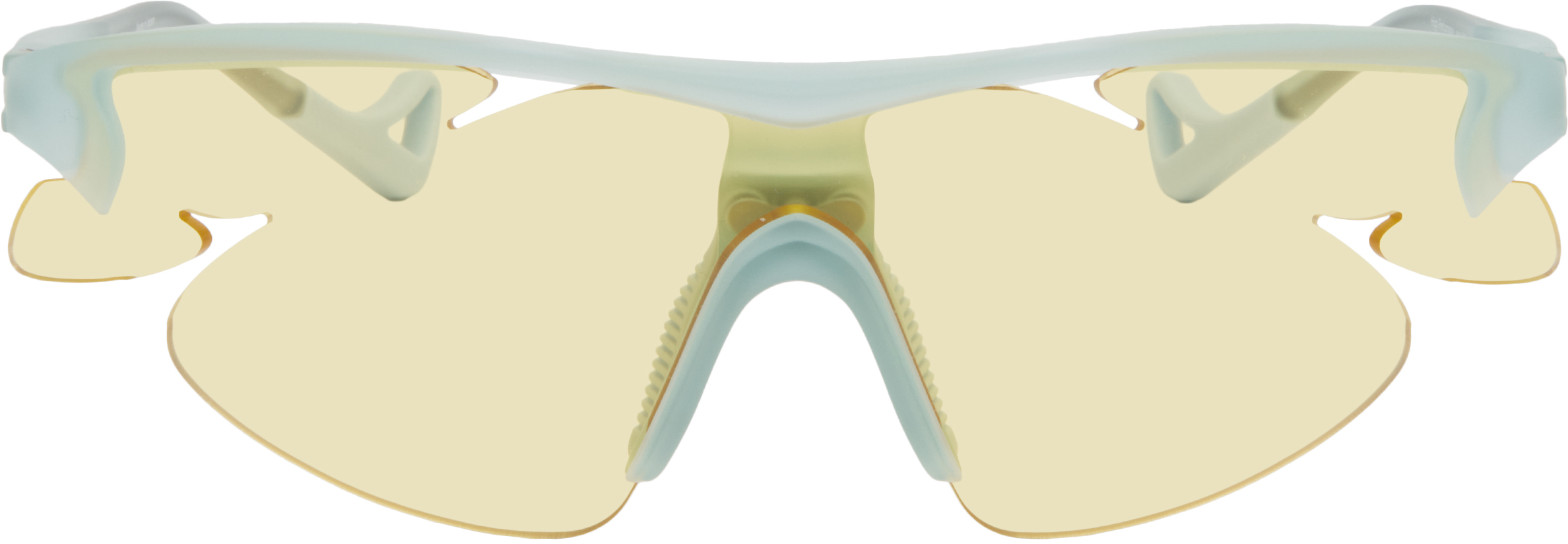 Post Archive Faction (paf) Blue & Yellow District Vision Edition Junya Racer Sunglasses