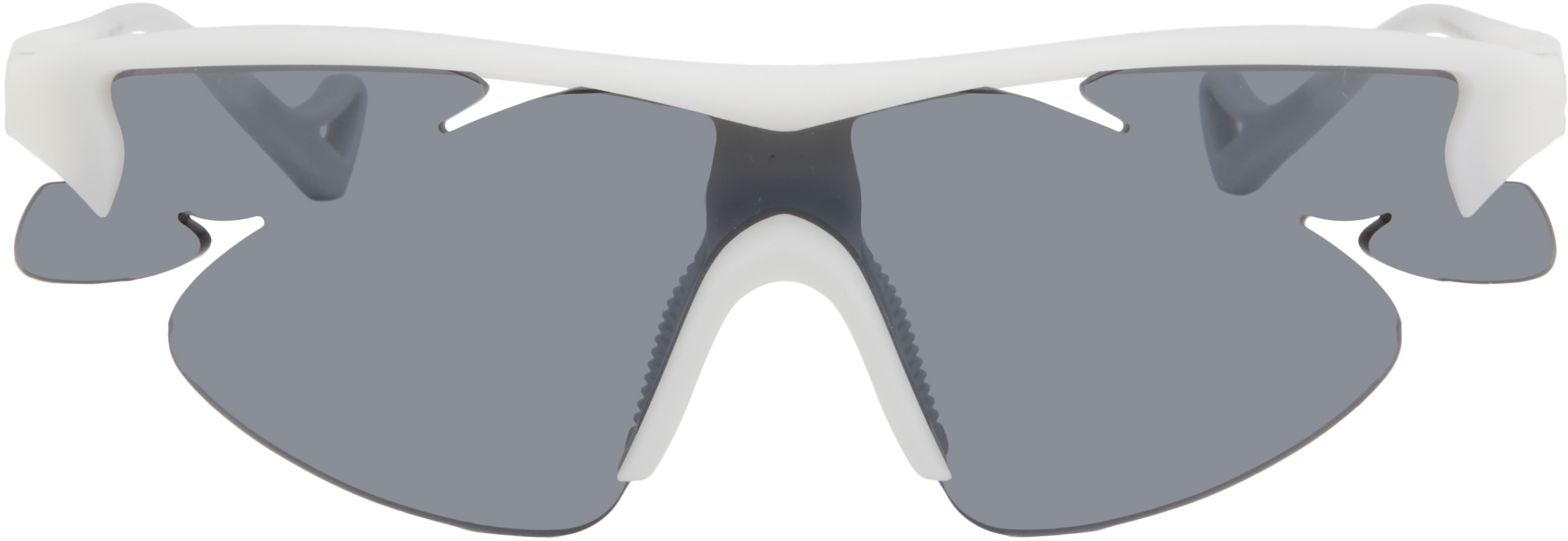 POST ARCHIVE FACTION (PAF) WHITE DISTRICT VISION EDITION JUNYA RACER SUNGLASSES
