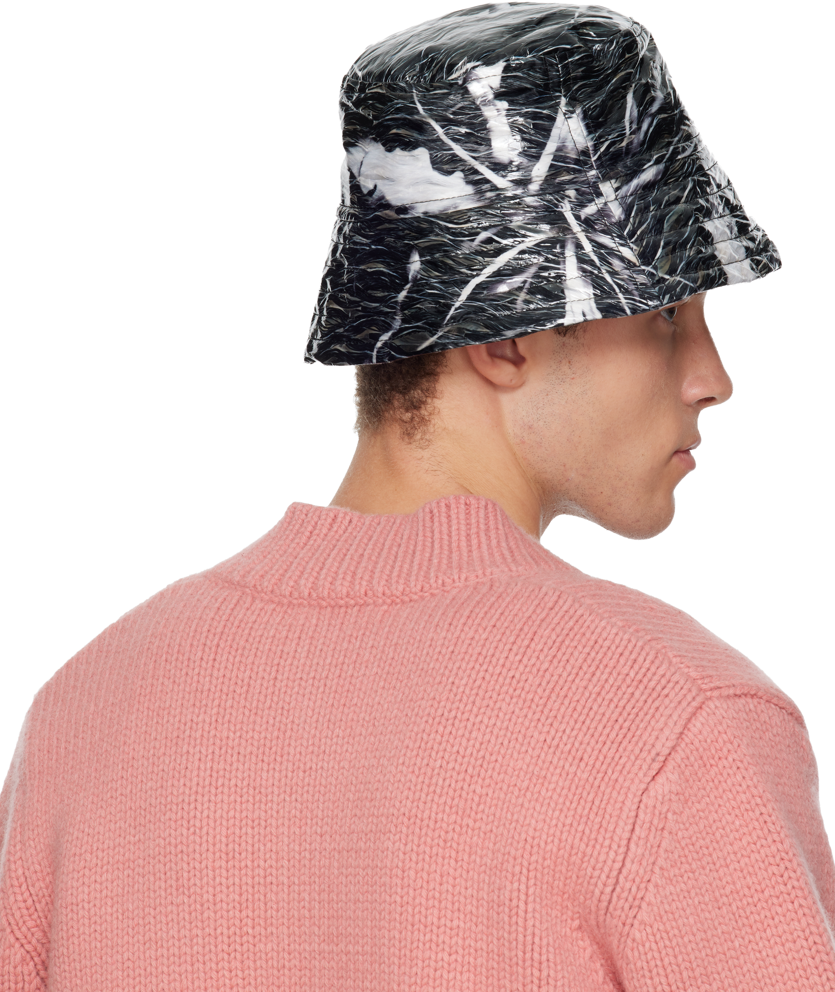 Dries Van Noten Black Coated Bucket Hat | ModeSens