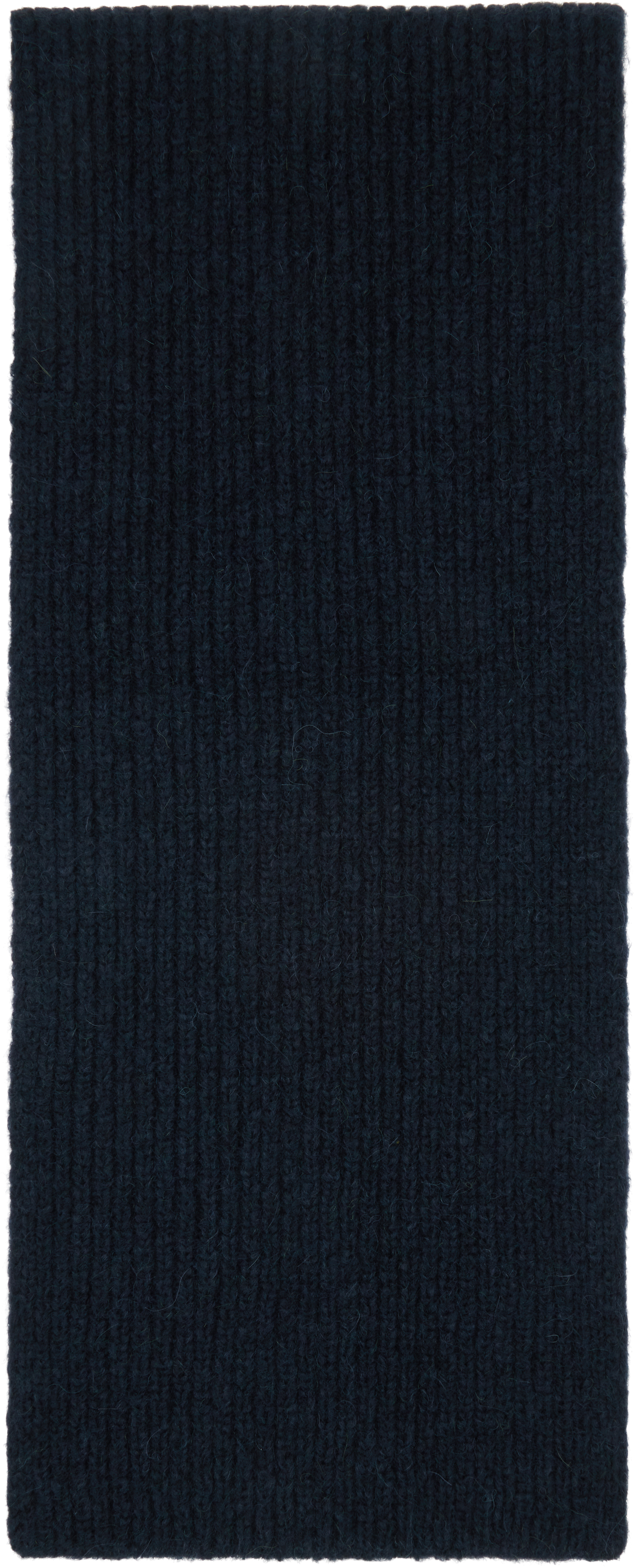 Navy Wool Scarf