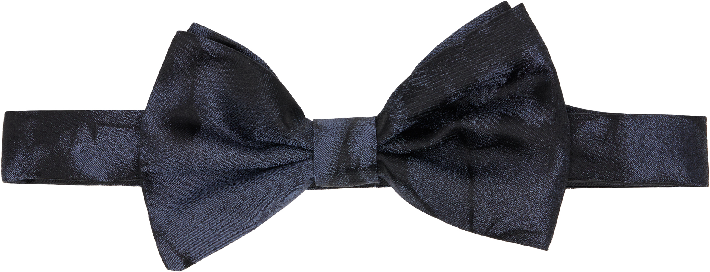 Black Silk Bow Tie by Dries Van Noten on Sale