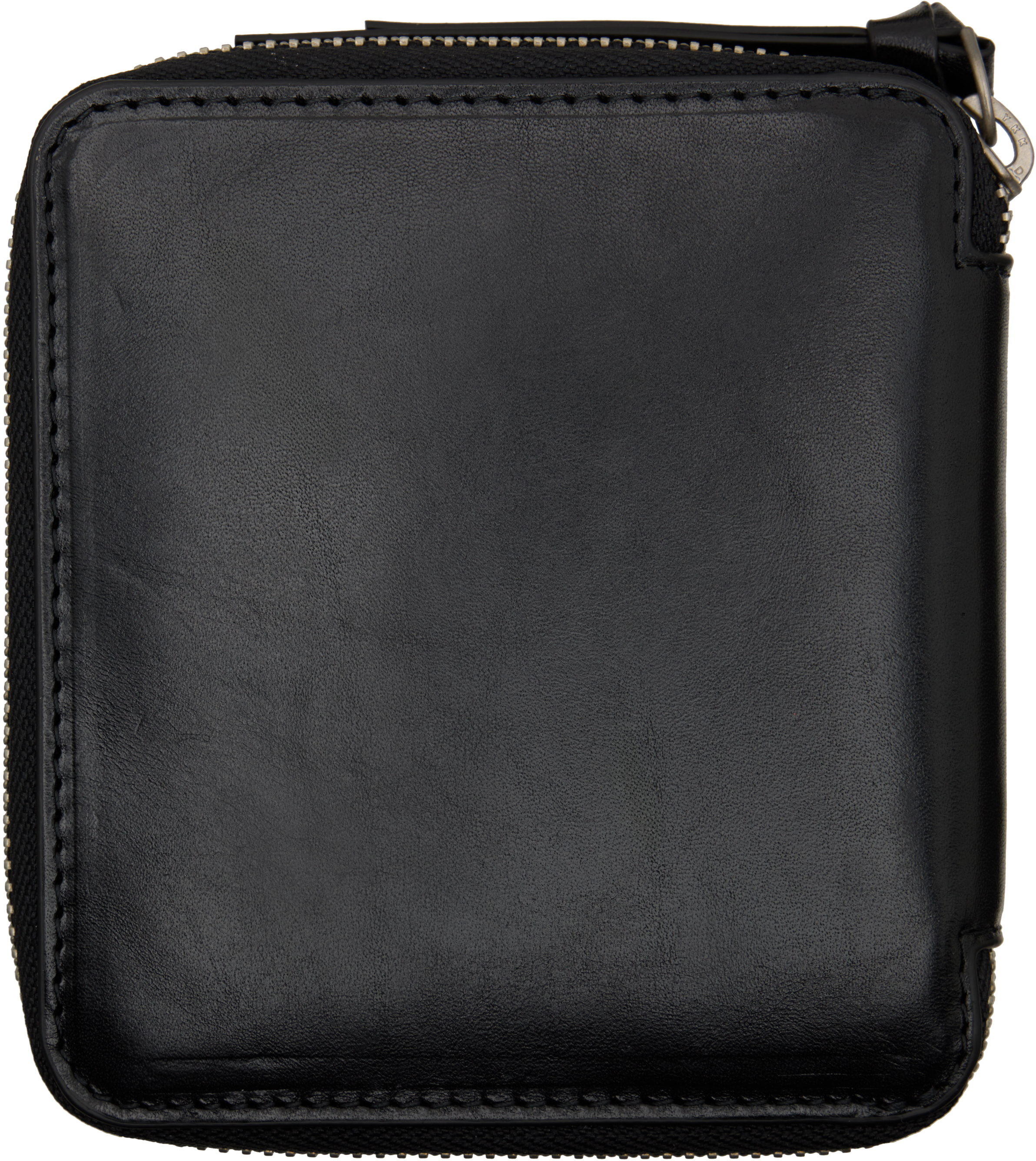 Dries Van Noten Black Square Zip Wallet In Black