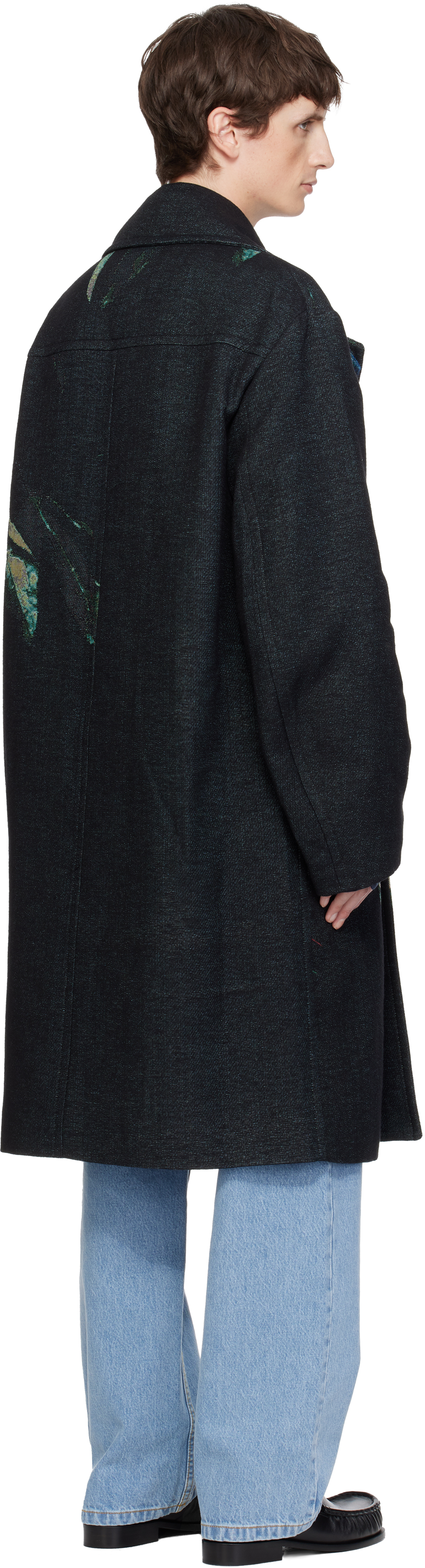 Dries Van Noten Embroidery Polyester Blend Coat In Multi