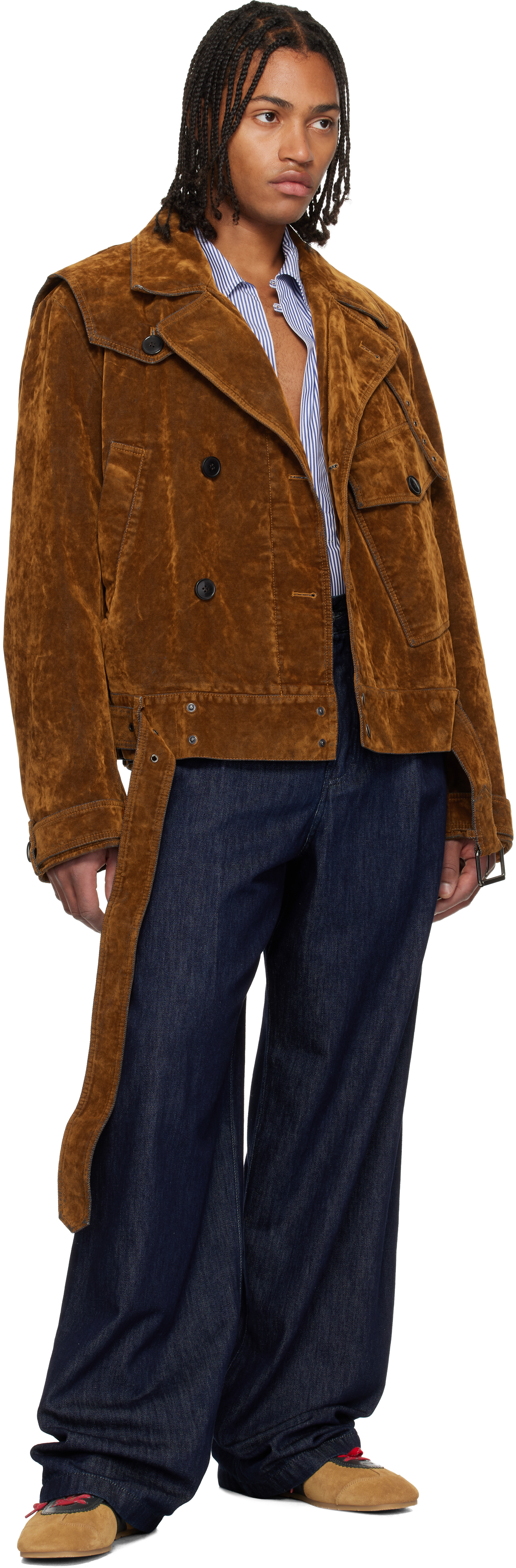 Dries Van Noten Brown Velvet Jacket