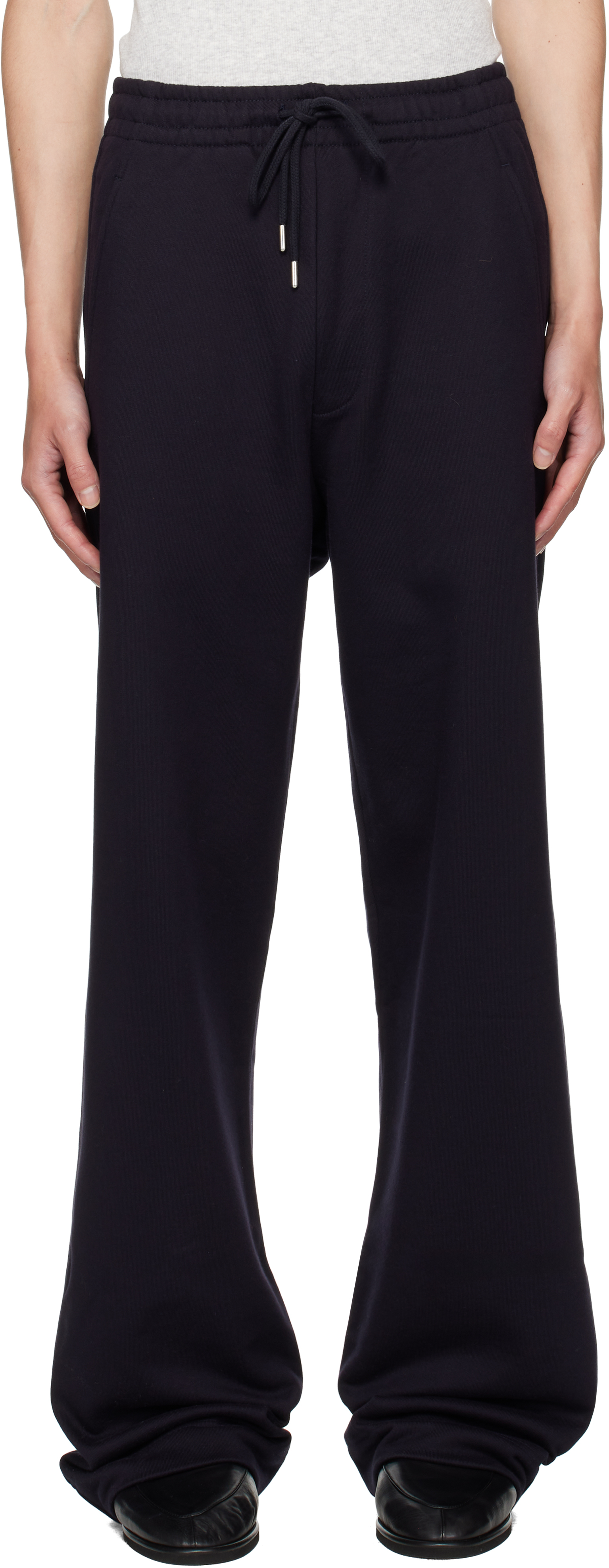 DRIES VAN NOTEN シルク サイドラインパンツ DRIES VAN NOTEN シルク サイドラインパンツ