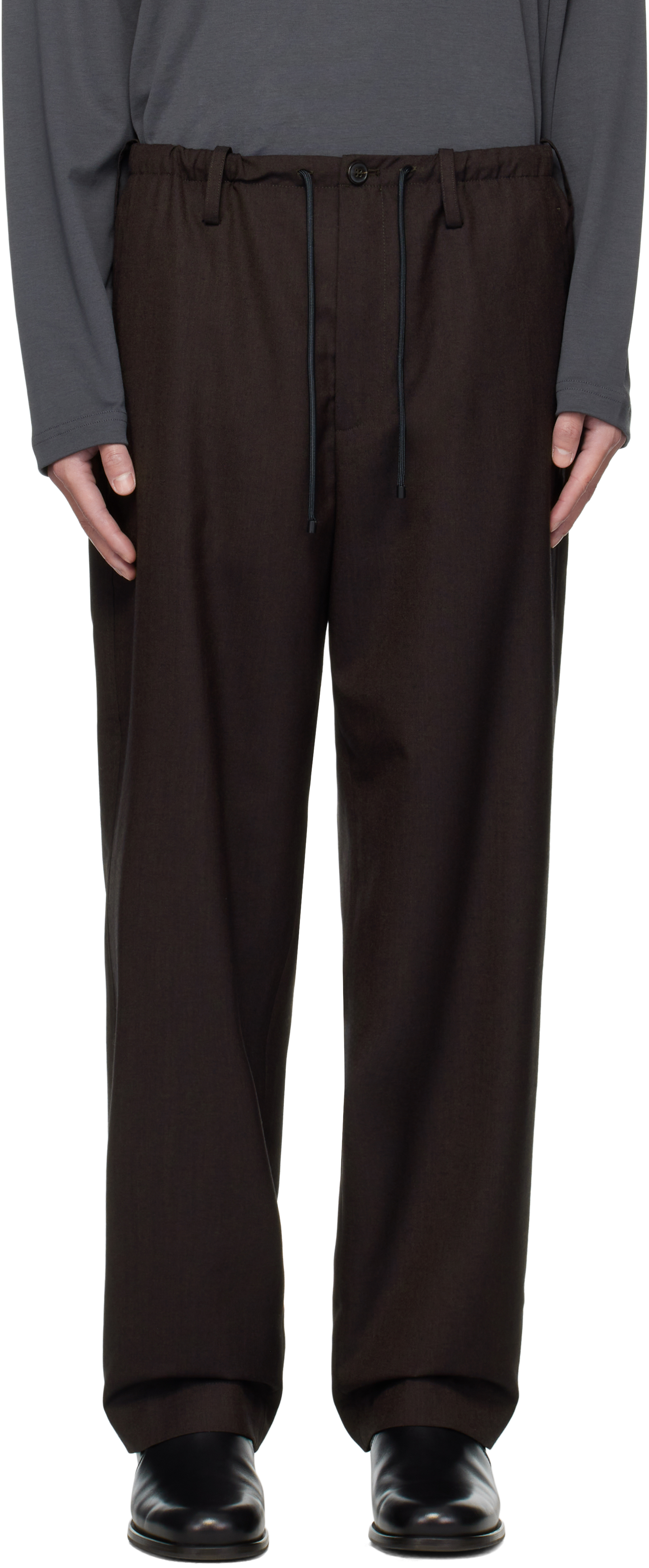 ottolinger ssense限定　トラウザーズ　スラックス SSENSE Exclusive Gray Trousers by Ottolinger on Sale