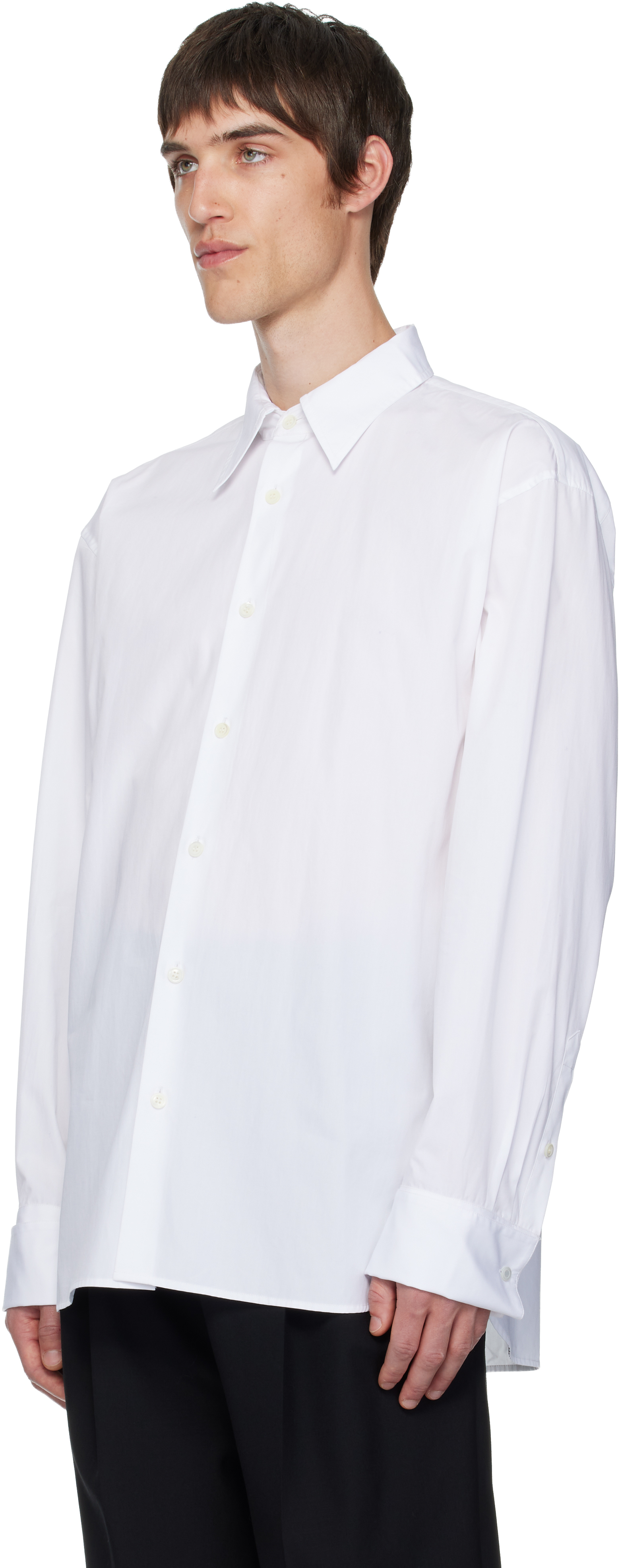 Dries Van Noten White Sequins Shirt In White