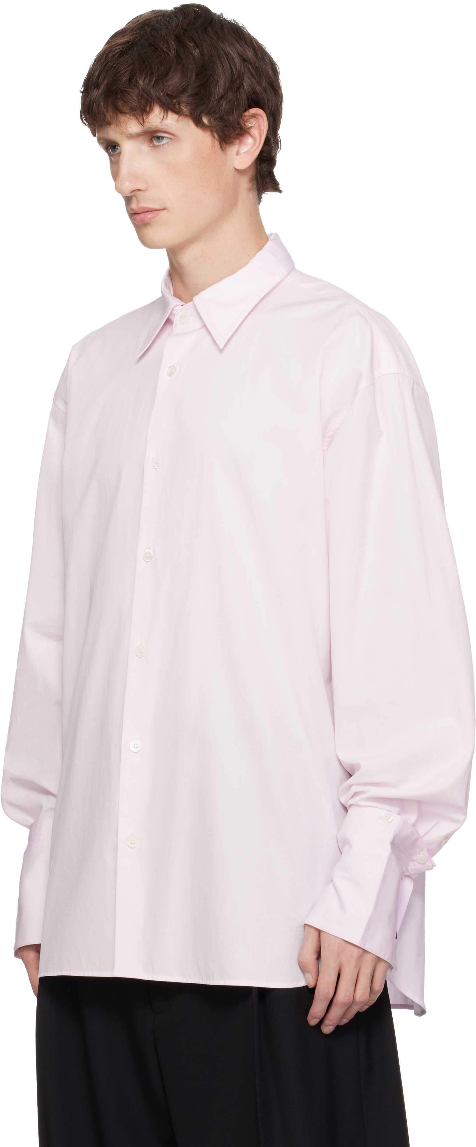 Dries Van Noten Pink Sequins Shirt In Pink