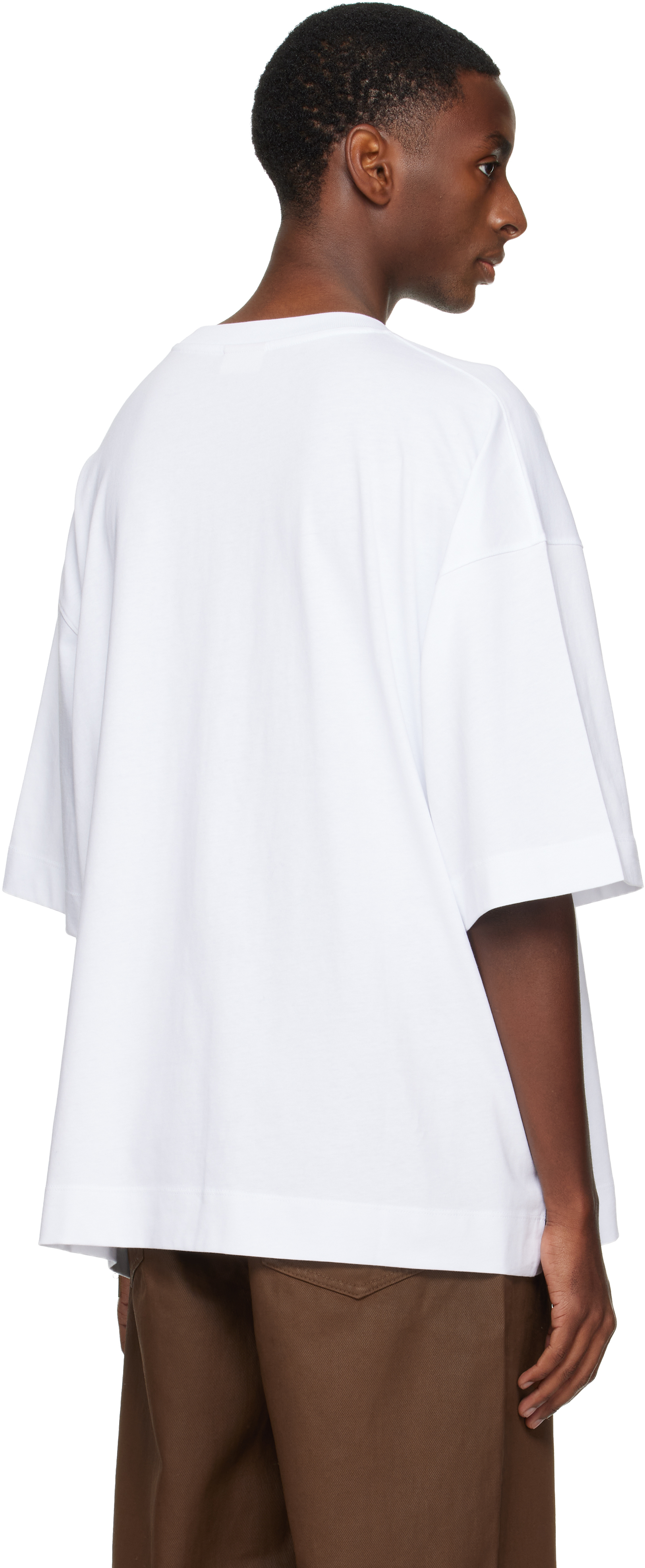 Dries Van Noten White Oversized T-shirt In White