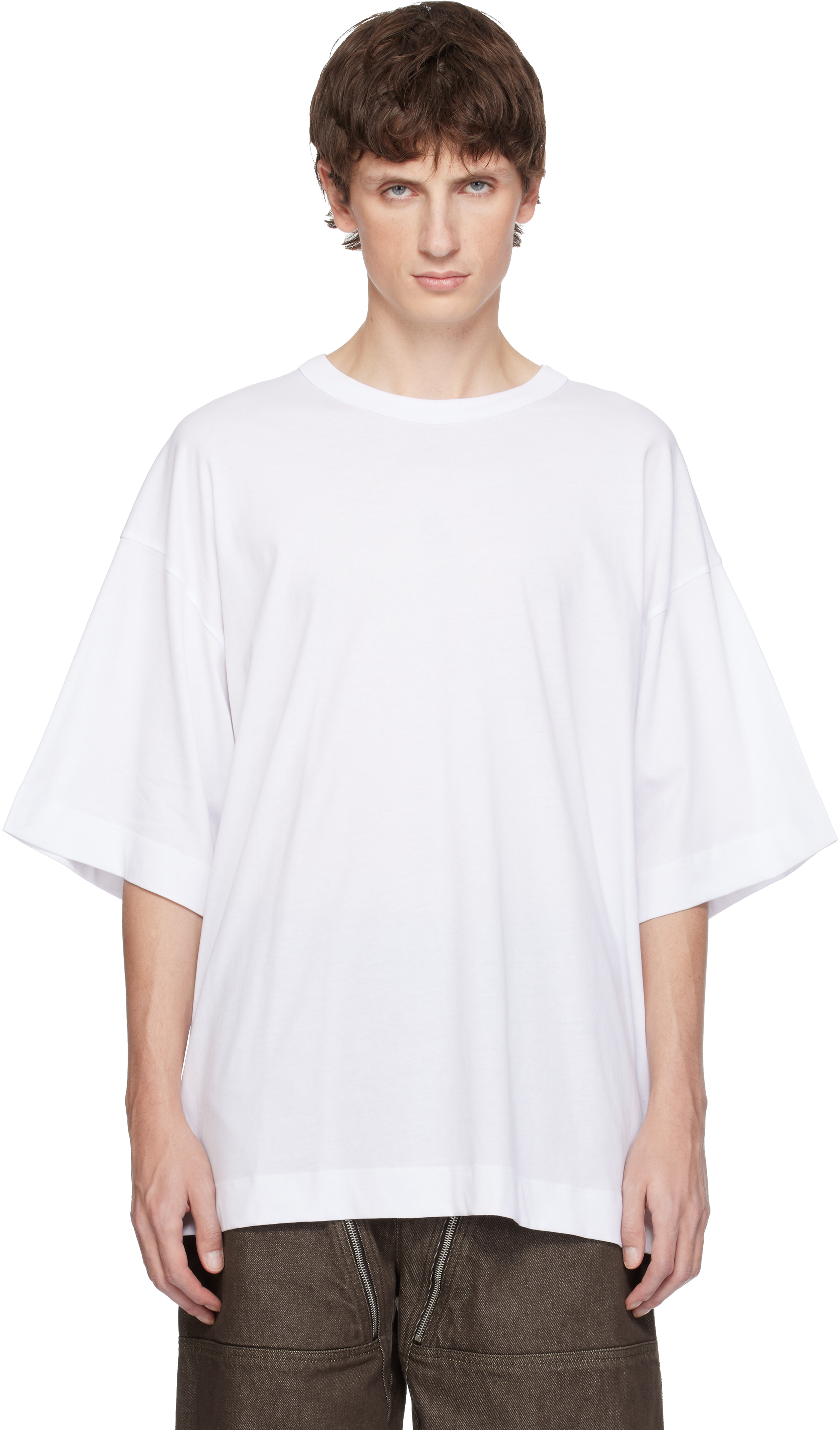 Dries Van Noten White Oversized T-shirt In White