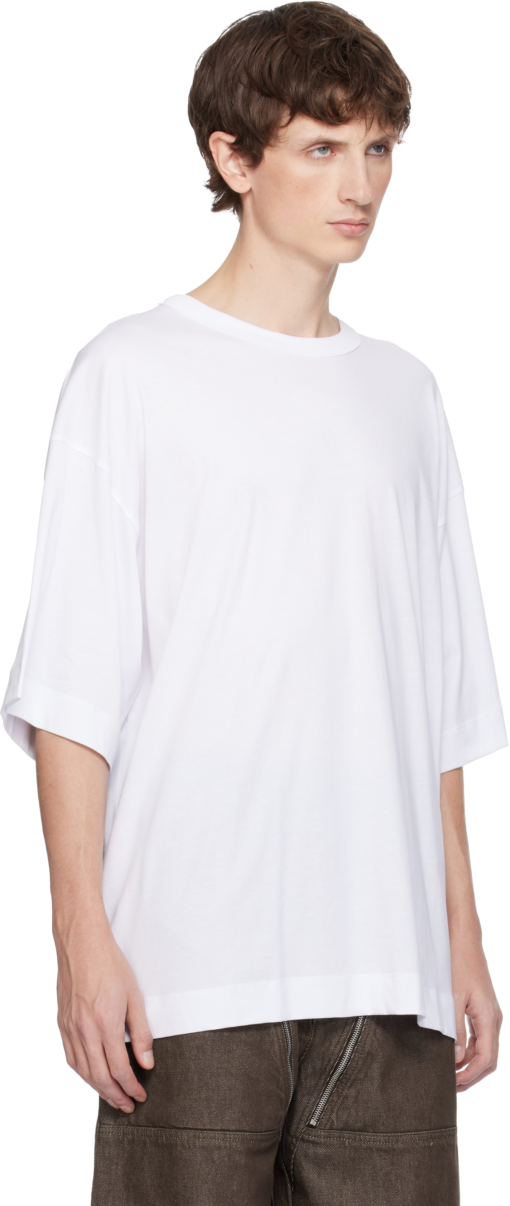 Dries Van Noten White Oversized T-shirt In White