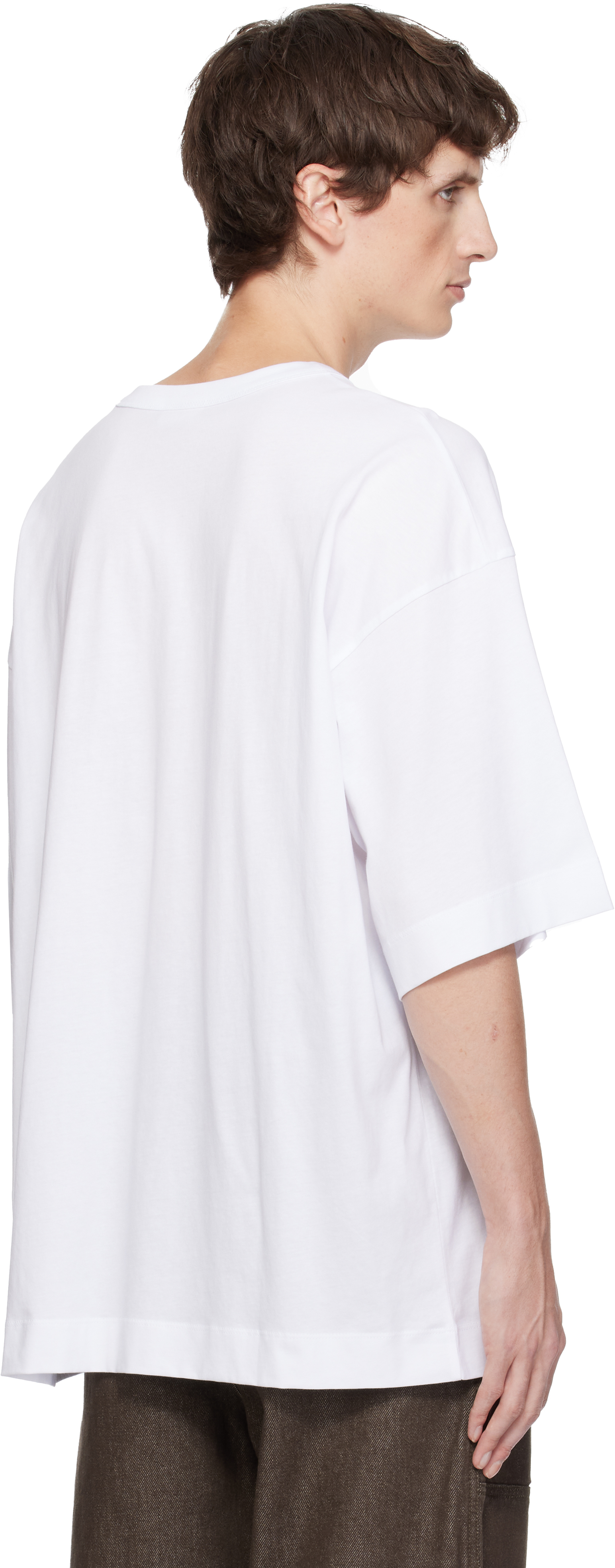 Dries Van Noten White Oversized T-shirt In White