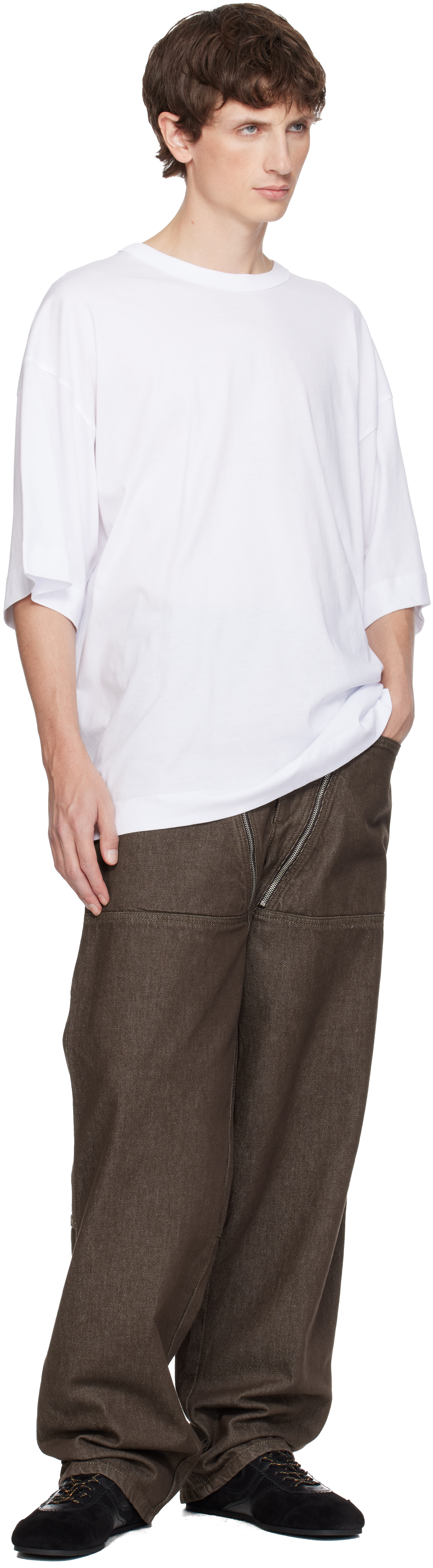 Dries Van Noten White Oversized T-shirt In White