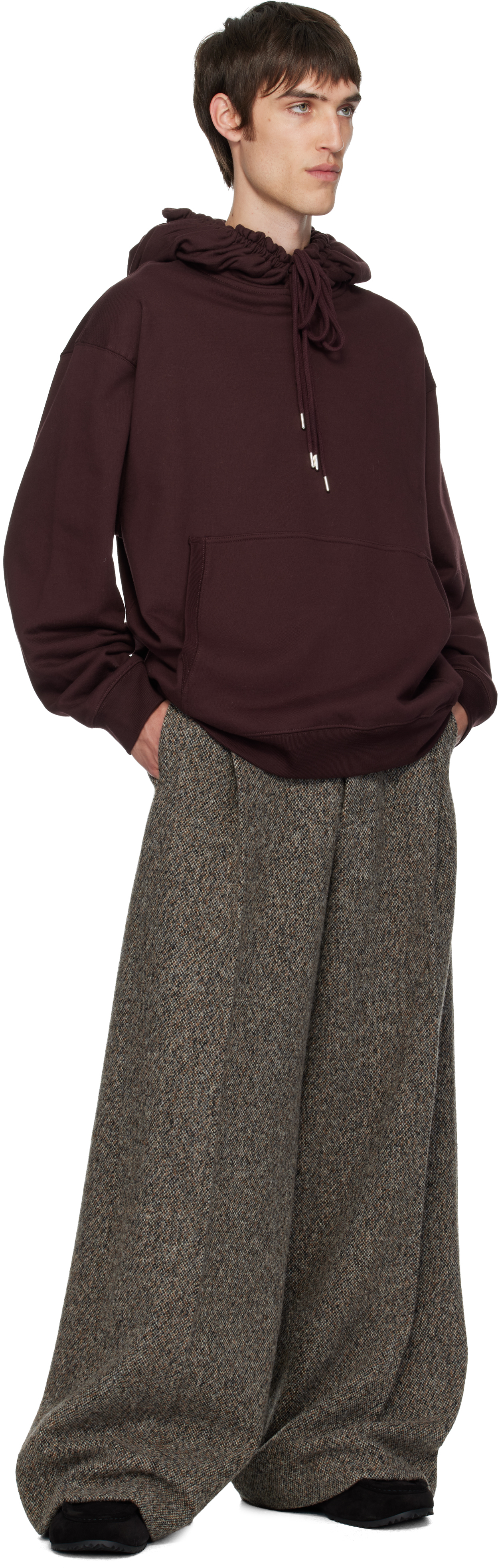 Dries Van Noten Black Suede Clogs In Black