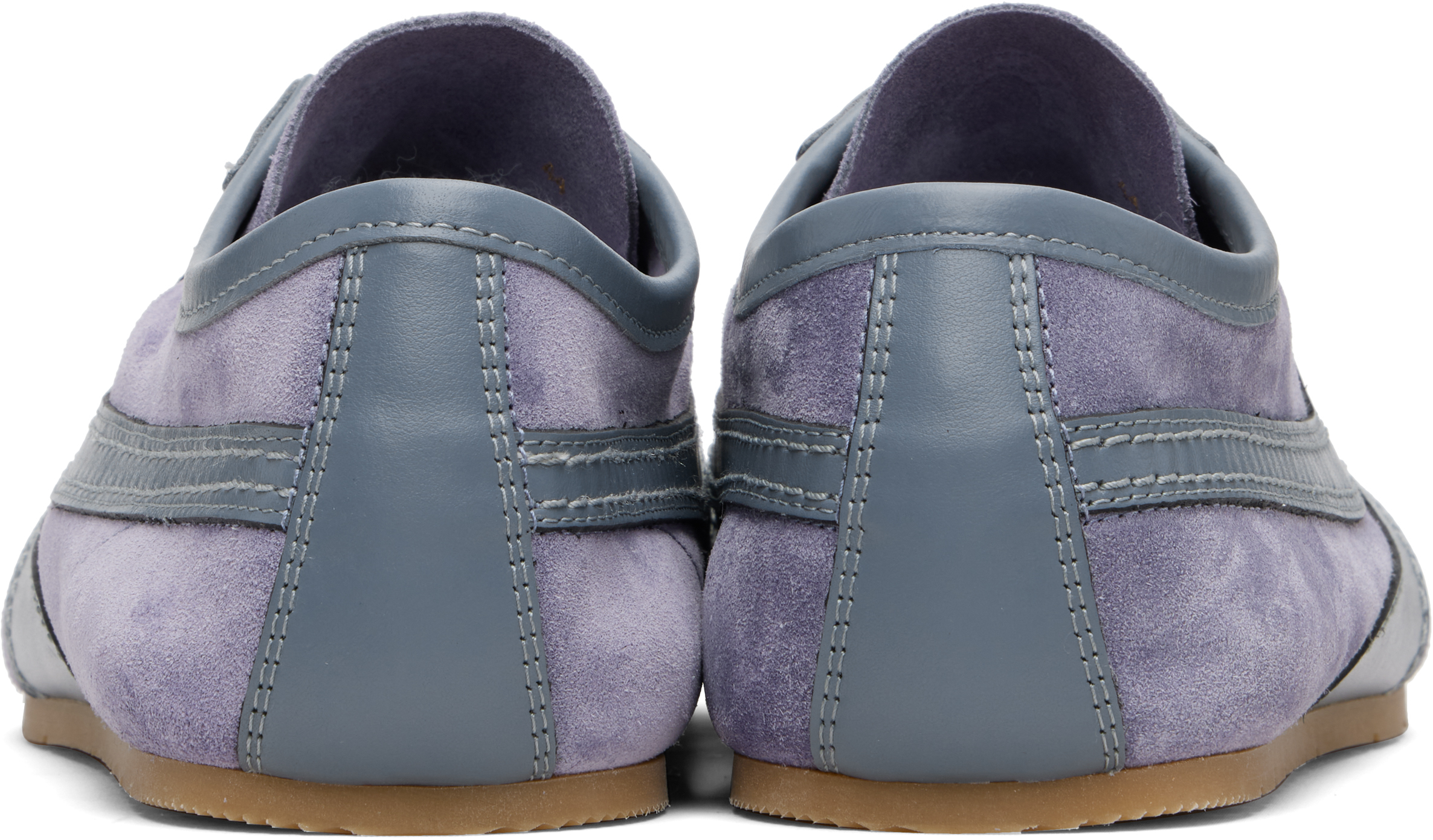 Dries Van Noten Purple Suede Sneakers In Purple