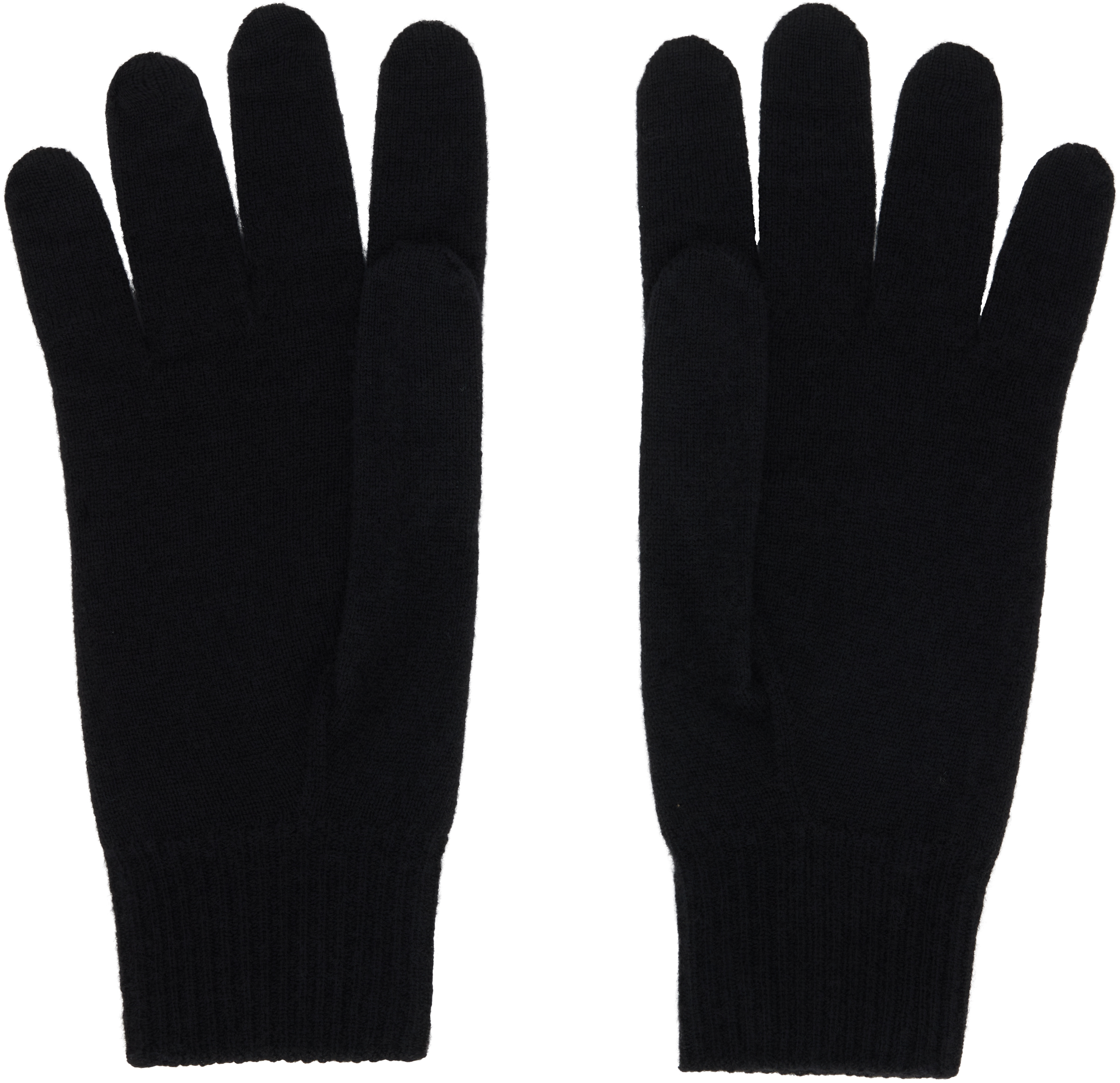 The Row Black Leomarie Gloves In Black