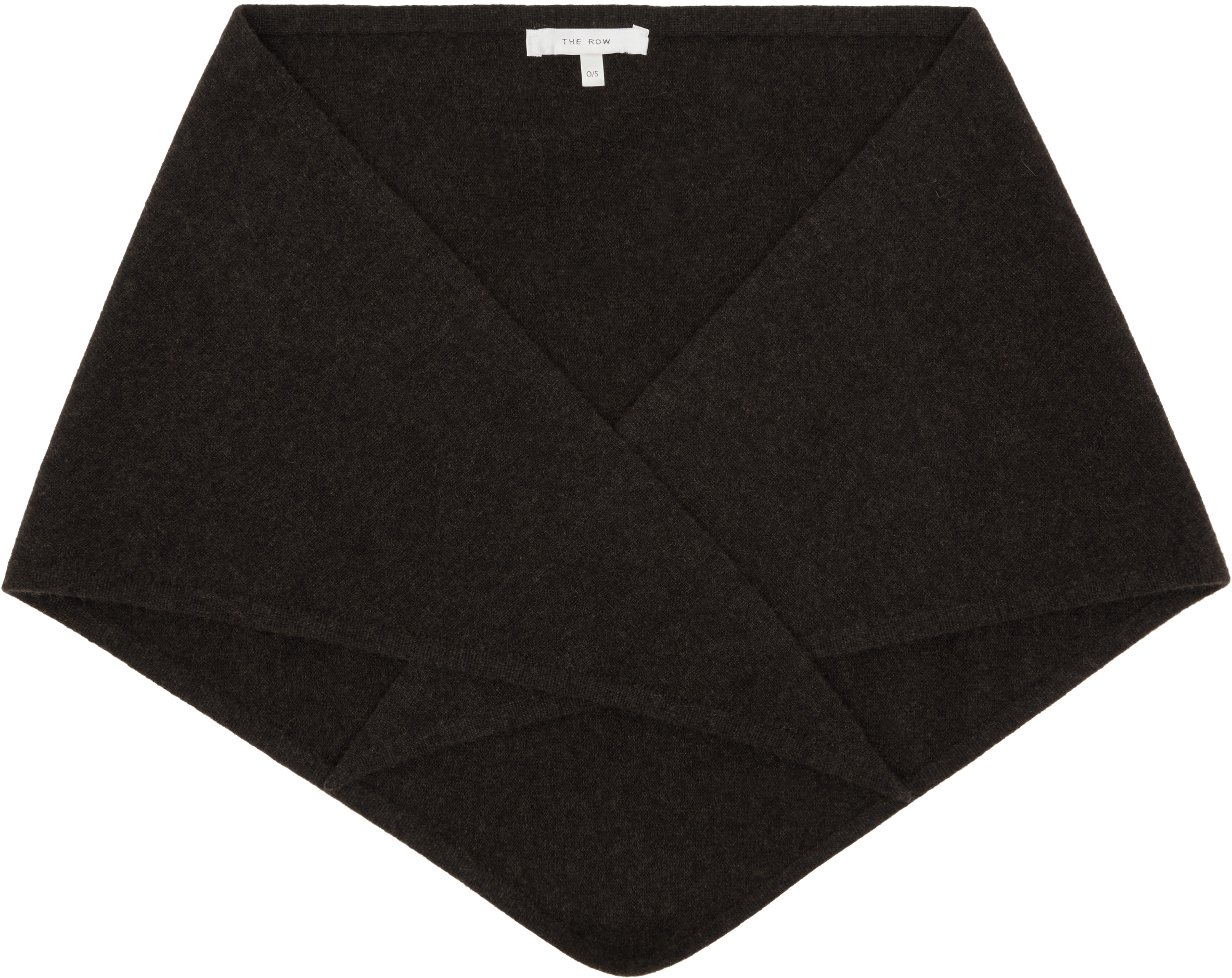 [THE ROW] Lentiaカシミアスカーフ Lentia Scarf Black in Cashmere – The Row
