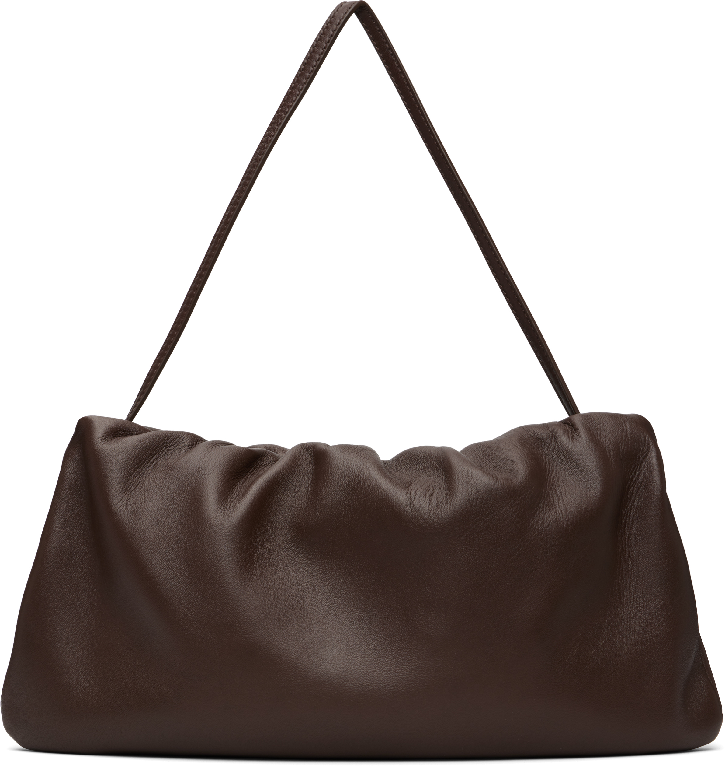 The Row Brown XL Bourse Bag