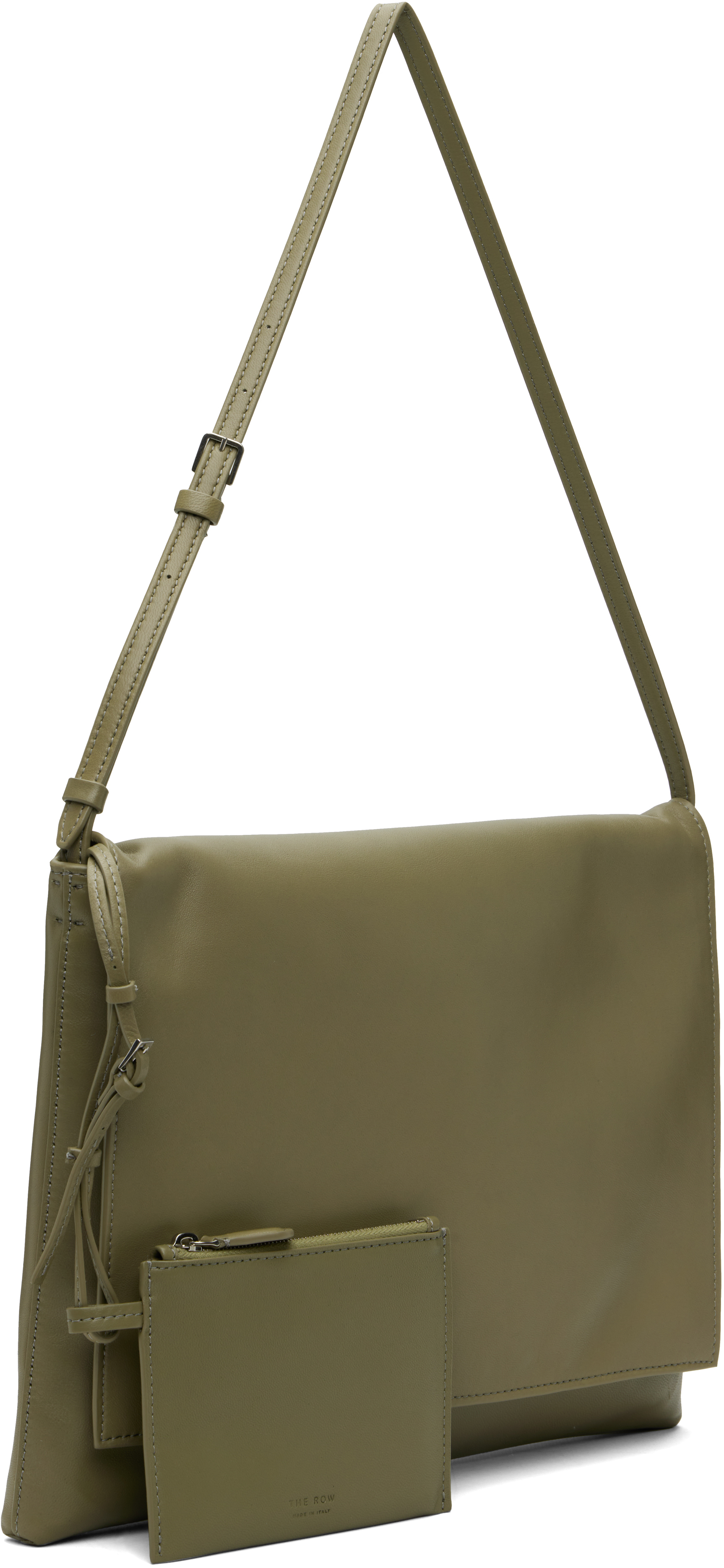 The Row Khaki Nan Shoulder Bag