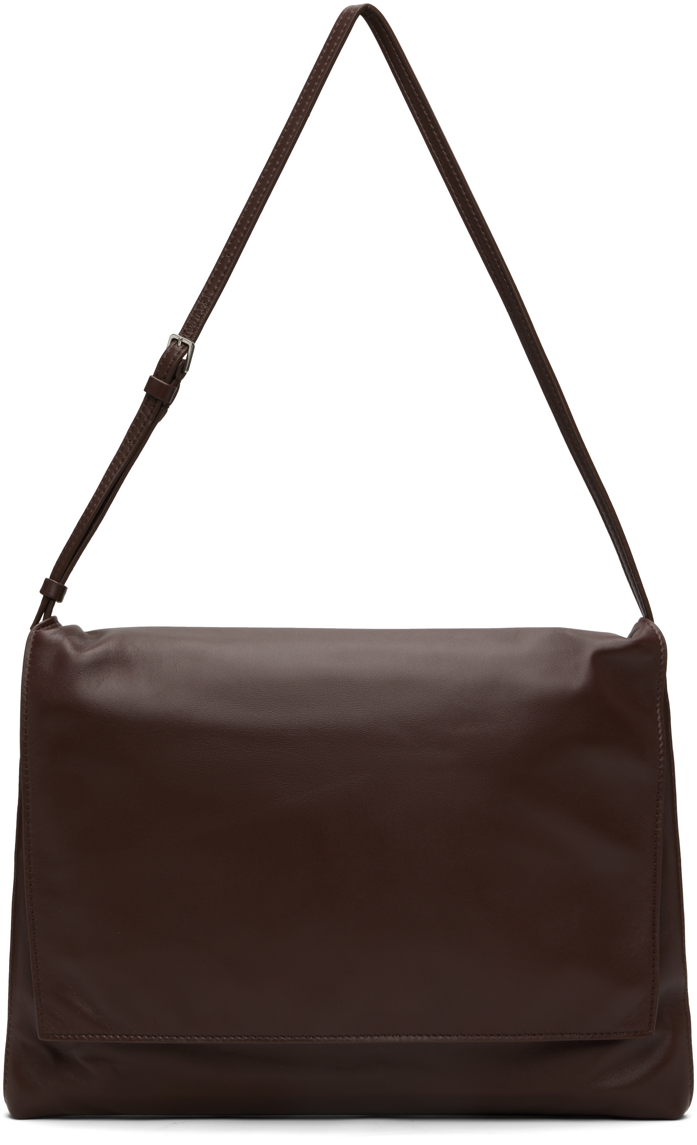The Row Brown Nan Shoulder Bag