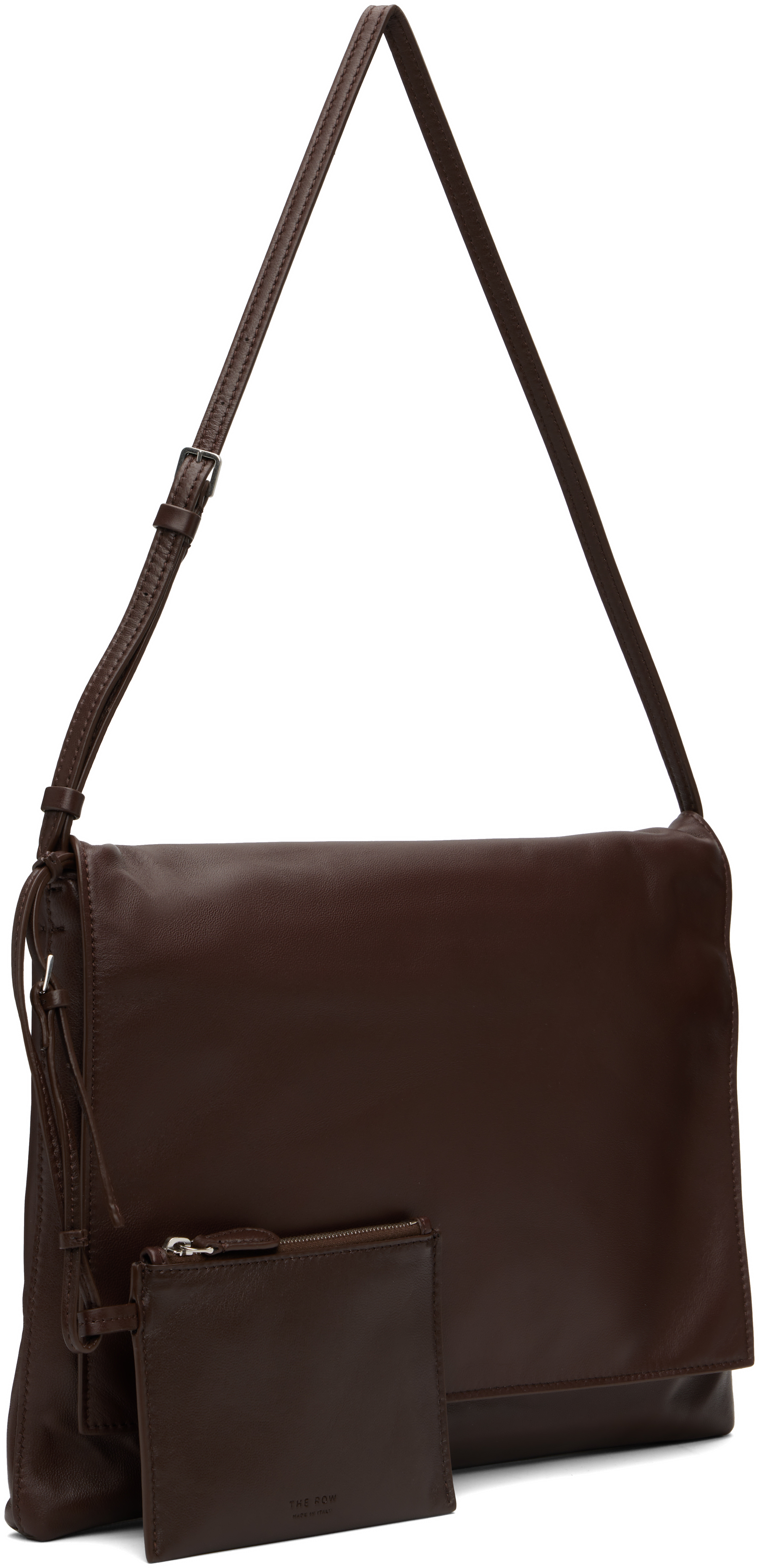 The Row Brown Nan Shoulder Bag