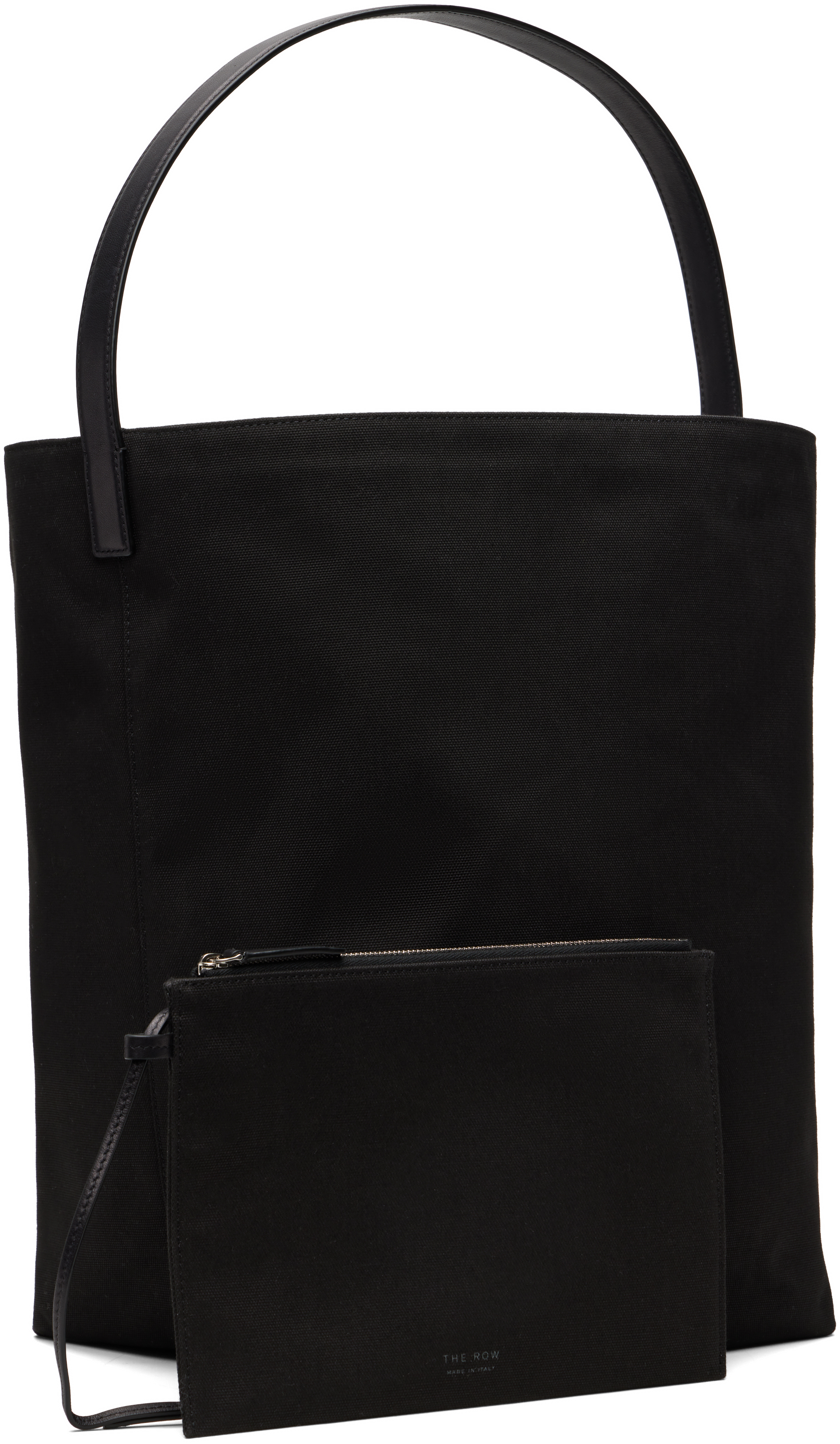 The Row Black Large N/s Park Tote In Black