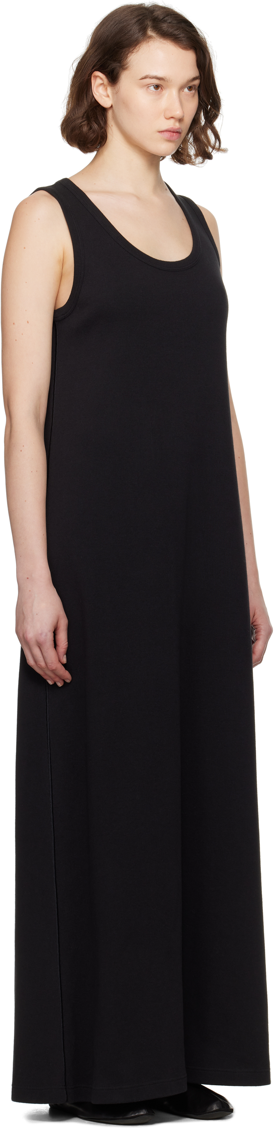 The Row Black Tetzi Maxi Dress