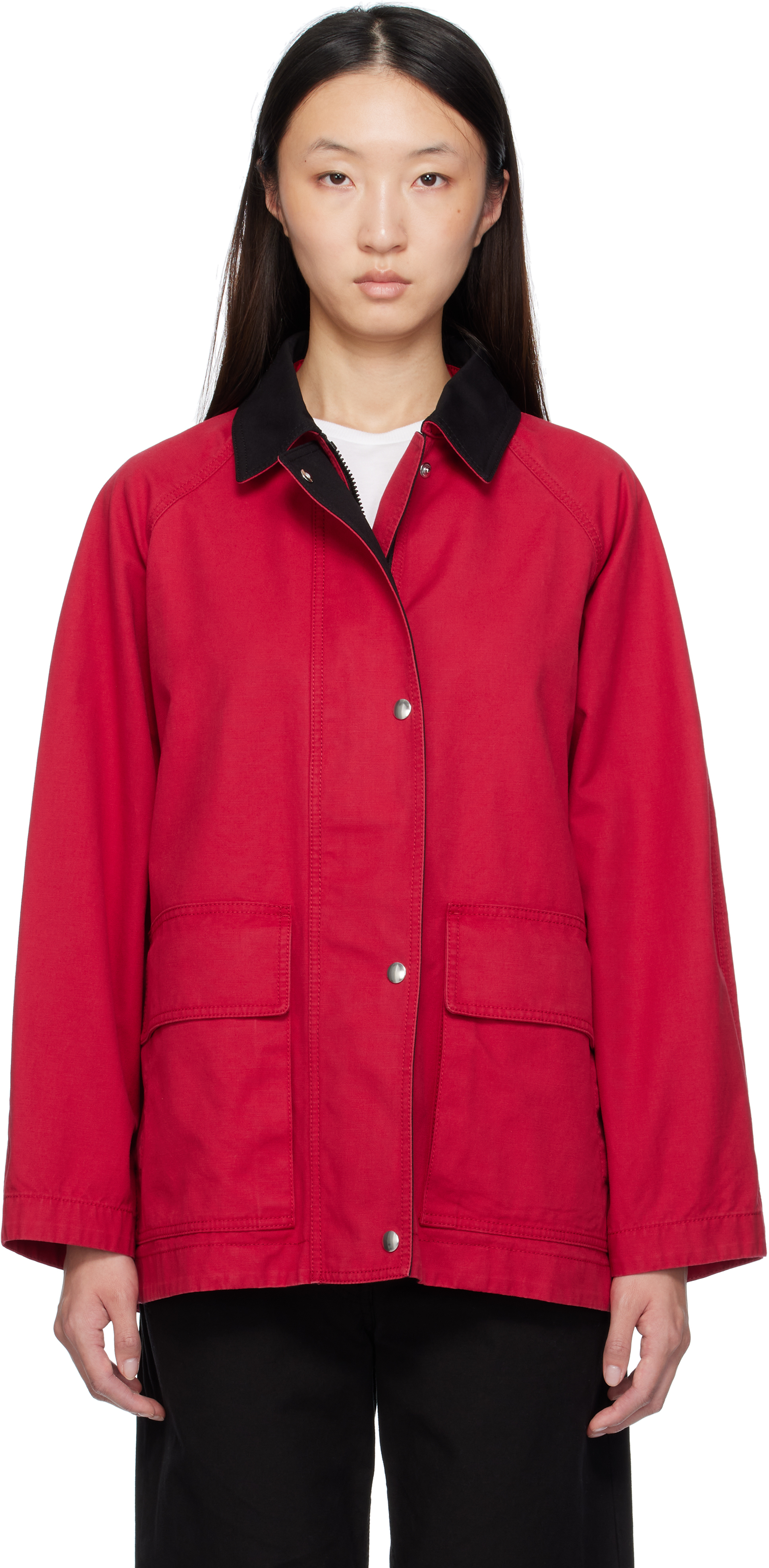 ジャケット THE ROW ELODIANNA JACKET IN COTTON Elodianna Jacket White in Cotton – The Row