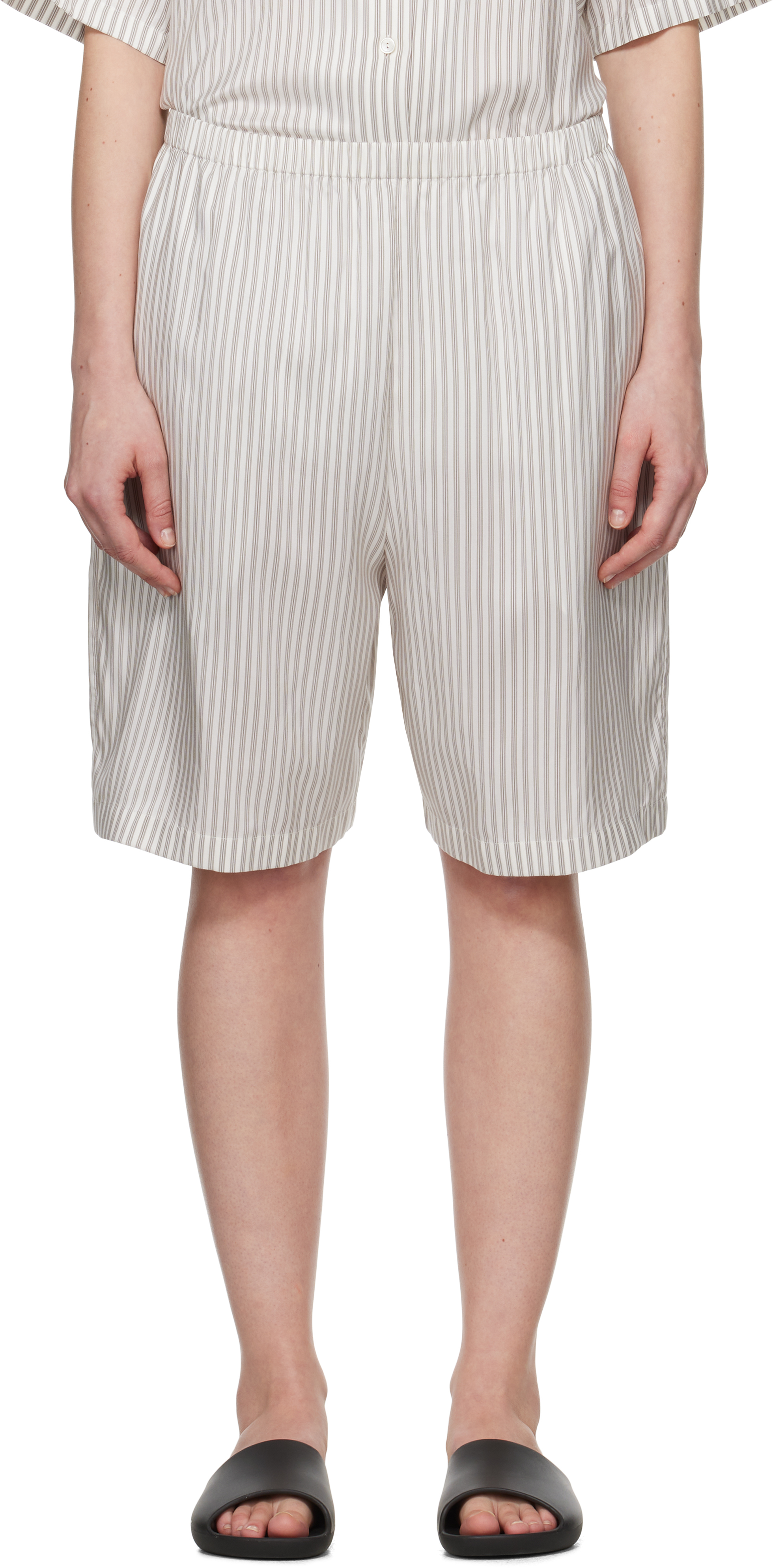 White Zinnia Shorts