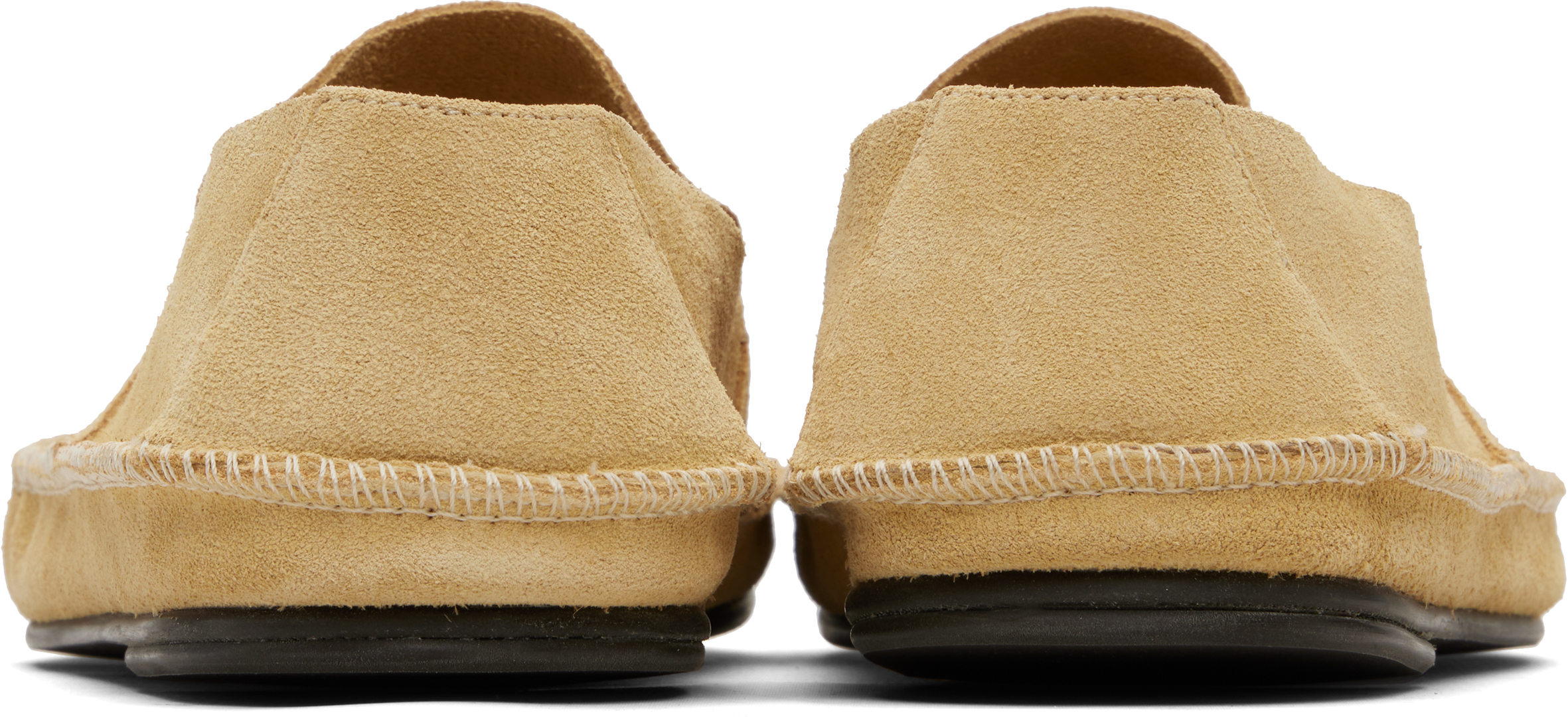 The Row Beige Tyler Loafers