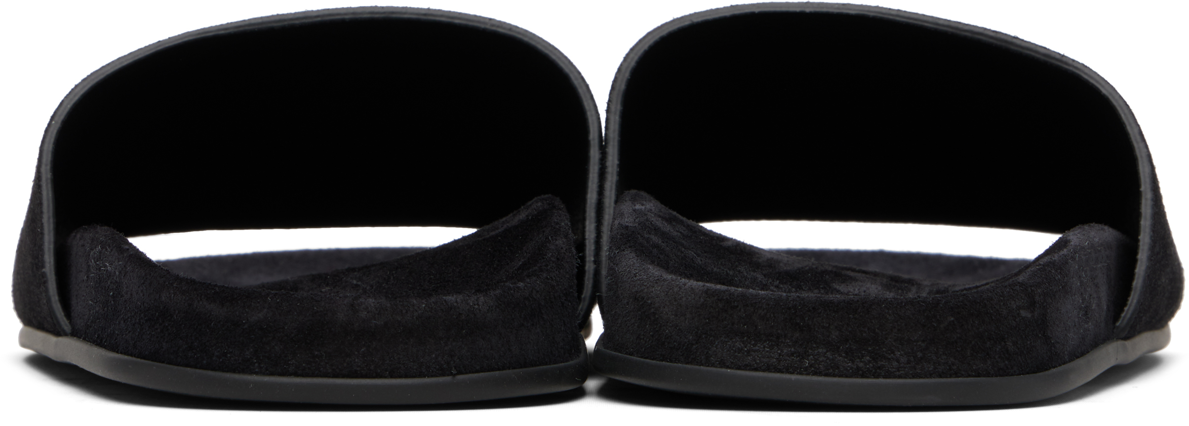 The Row Black Hugh Slides