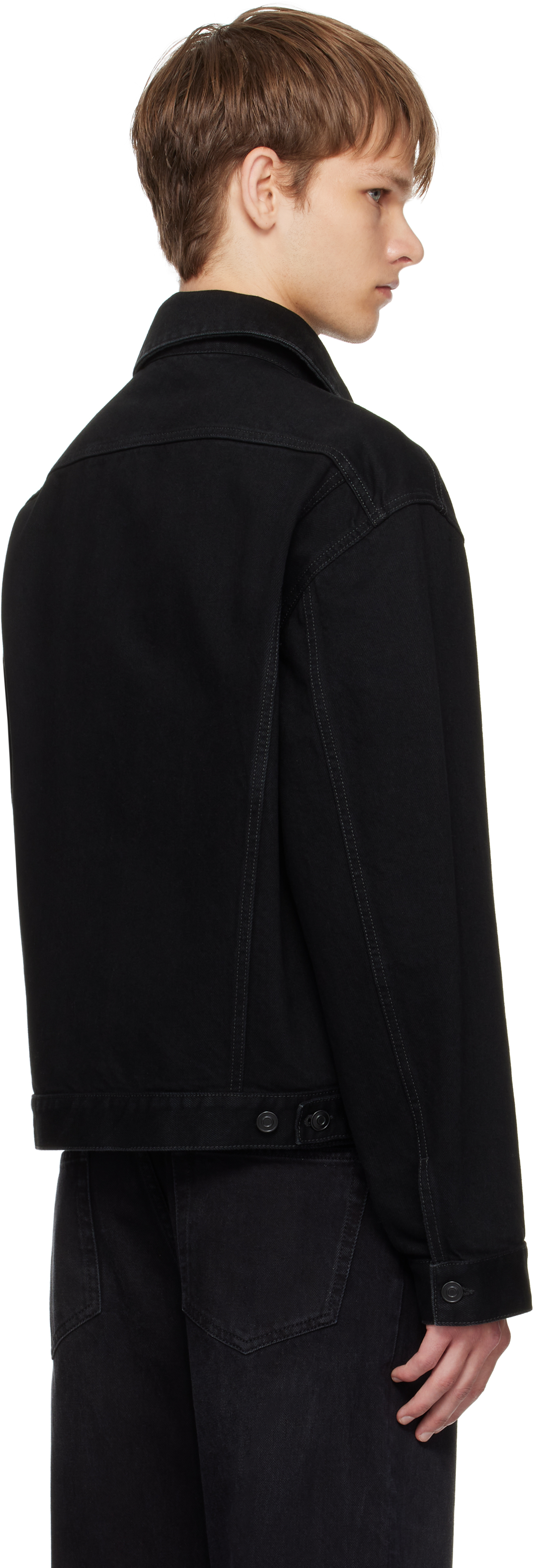 The Row Orson Cotton Jacket In Black