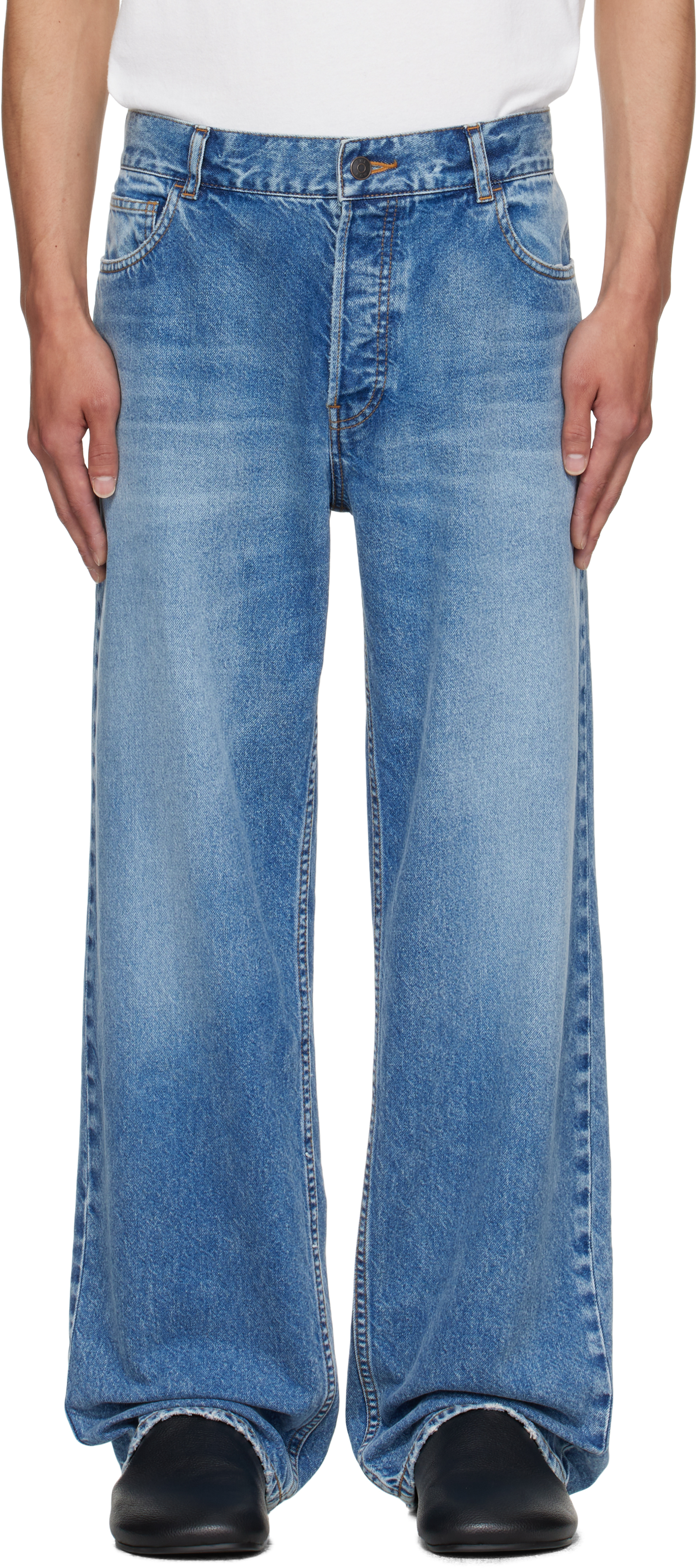 人気✨実物は撮影❣️THE ROW Ross Jean ストレートデニム 28 The Row - Ross Straight-Leg Jeans - Curated Menswear